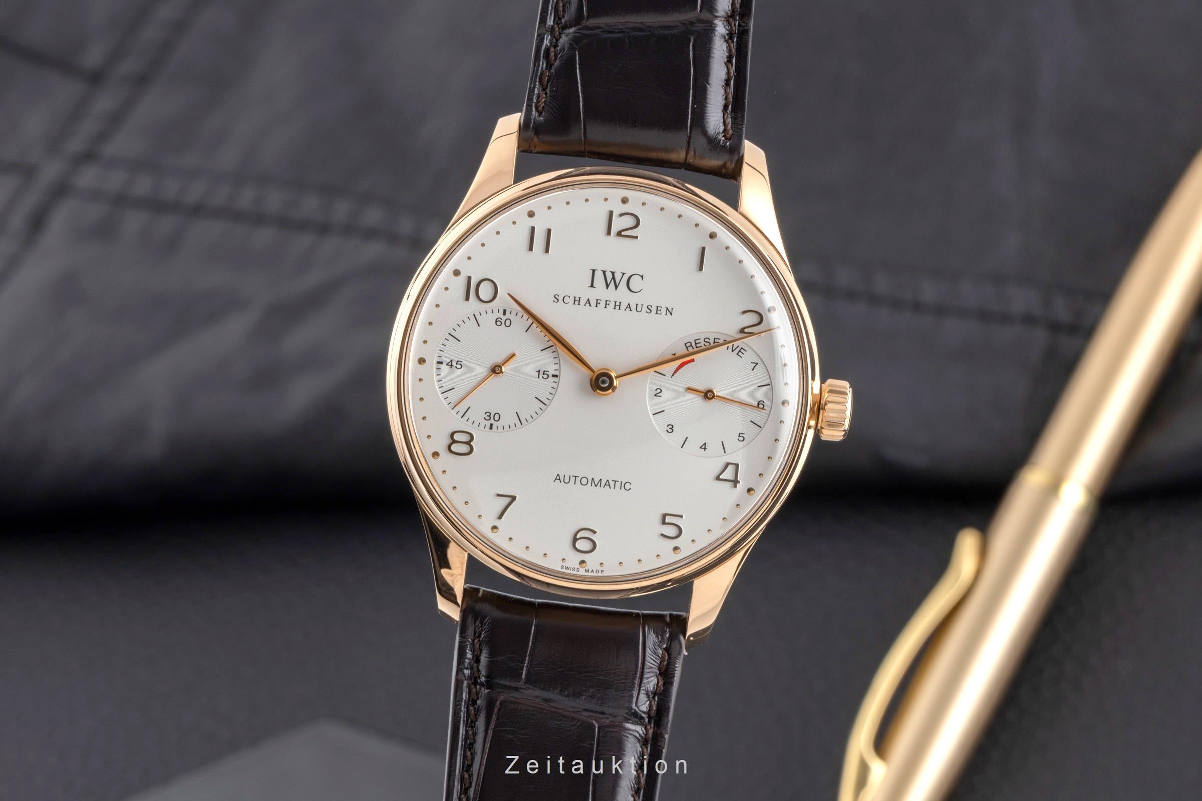 IWC Portugieser oro 18 ct automatismo orologio da uomo IW500004  [2502567]