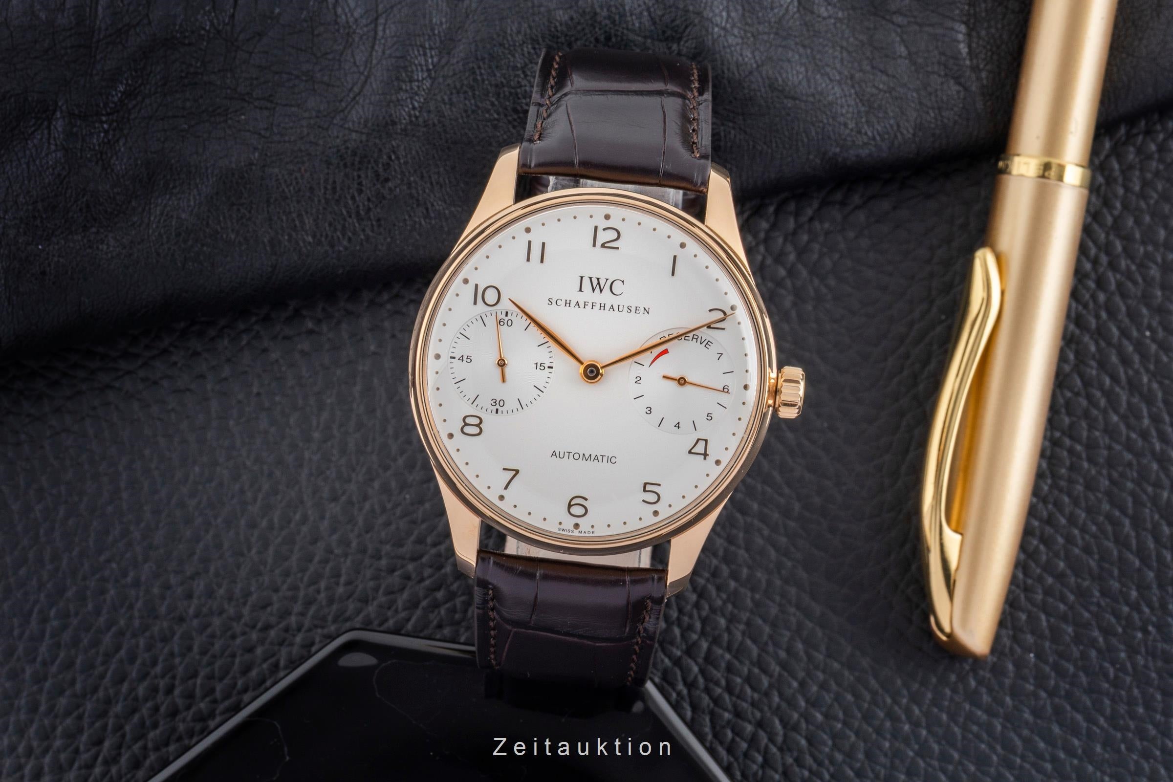 IWC Portugieser oro 18 ct automatismo orologio da uomo IW500004  [2502567]