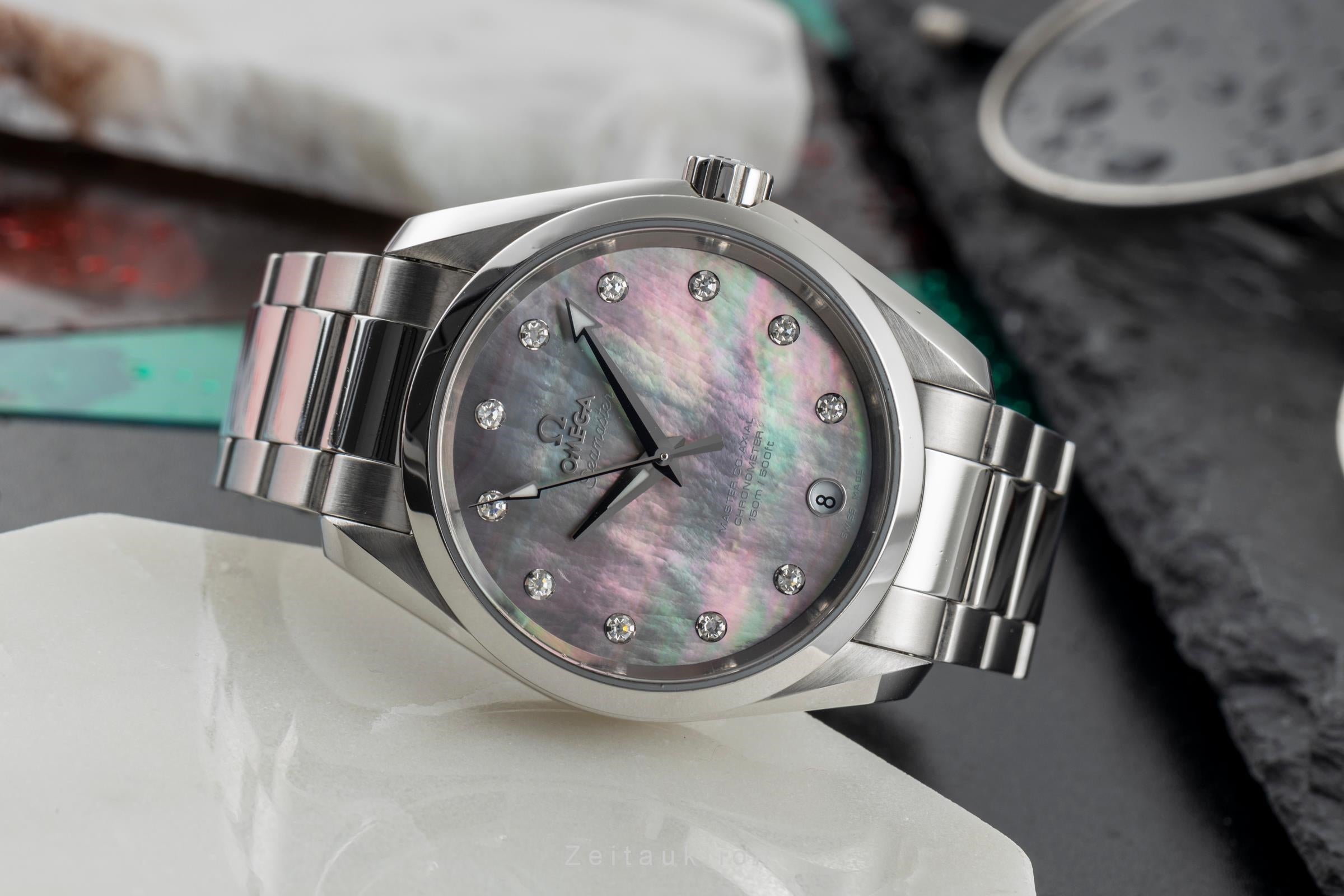 Omega Seamaster Aqua Terra Co-Axial MOP Diamanten Ref. 231.10.39.21.57.001 [2502570]