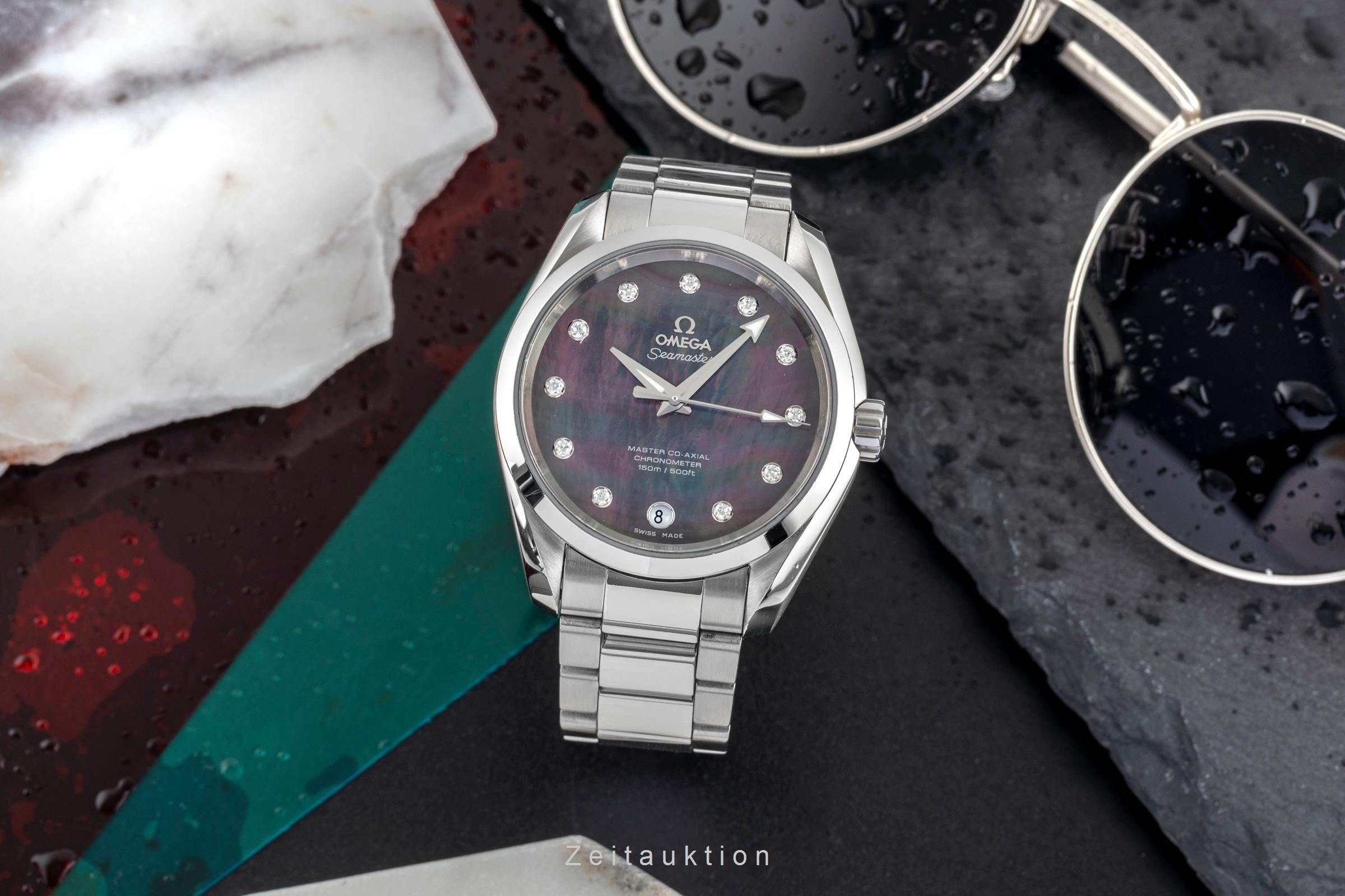 Omega Seamaster Aqua Terra Co-Axial MOP Diamanten Ref. 231.10.39.21.57.001 [2502570]