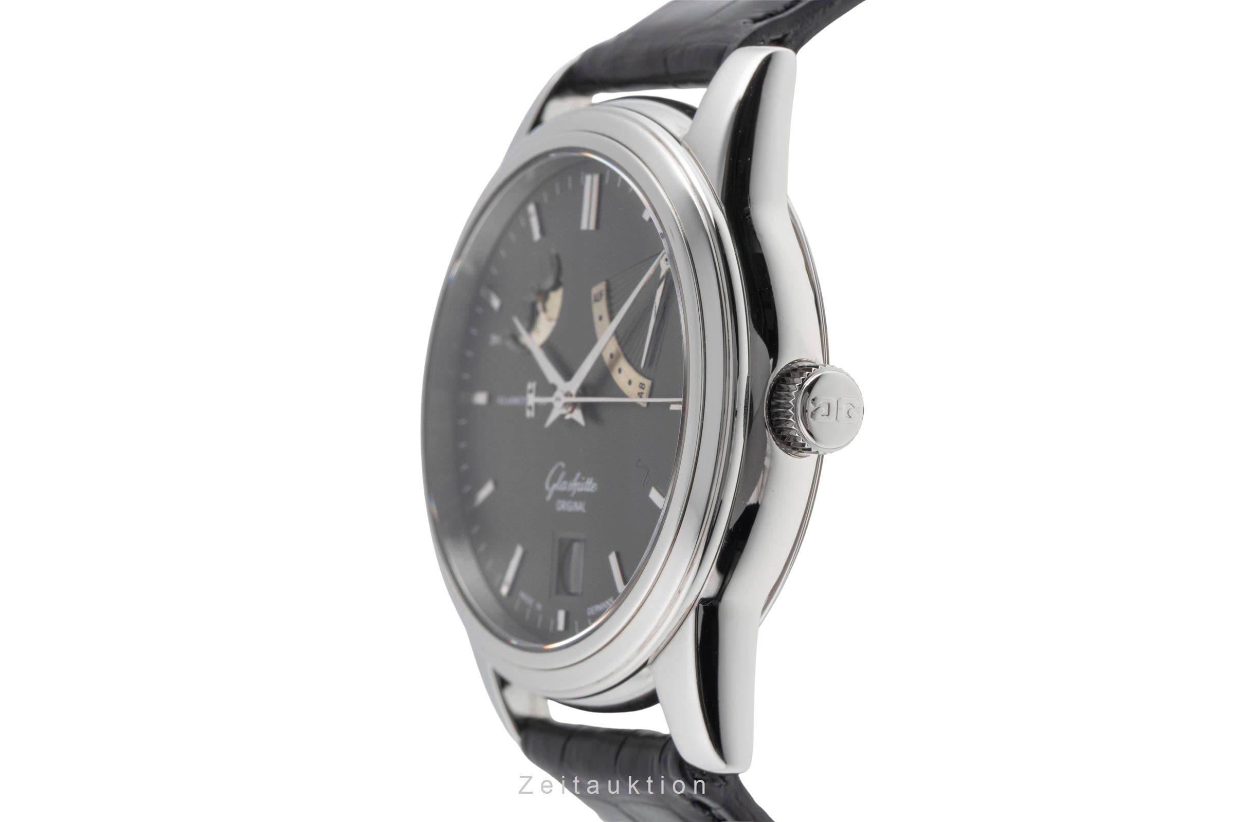 Glashütte Senator acier automatique montre pour hommes 39-44-14-22-04  [2502572]