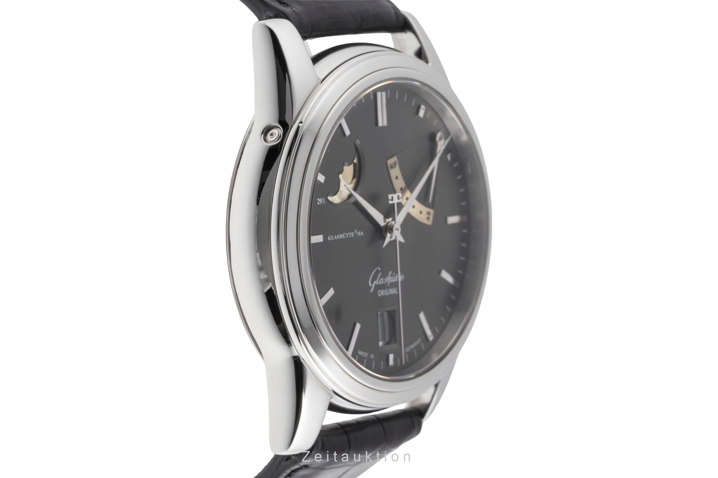 Glashütte Senator acier automatique montre pour hommes 39-44-14-22-04  [2502572]