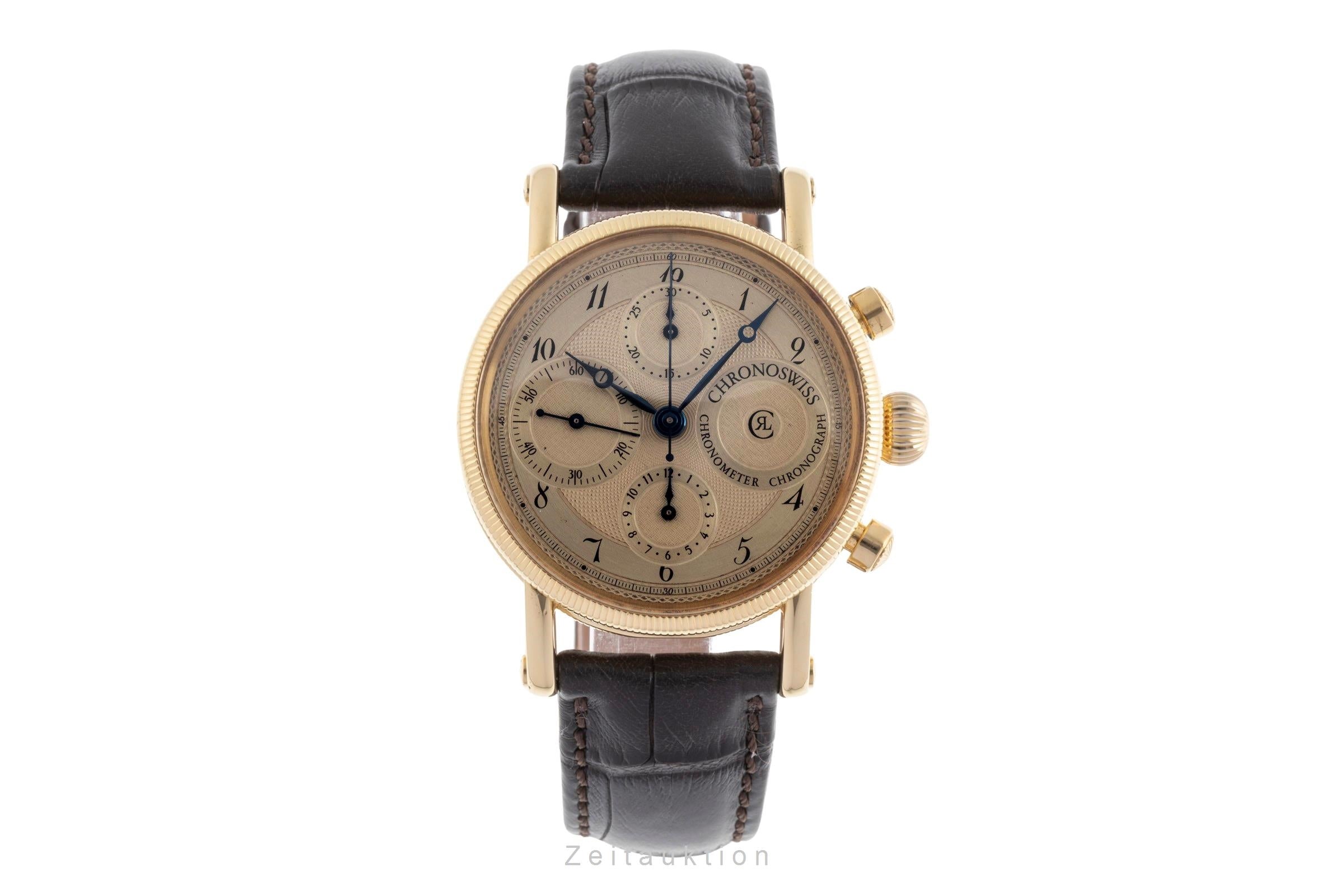 Chronoswiss Chronometer Chronograph chronographe or 18 ct automatique montre pour hommes CH7521  [2502576]