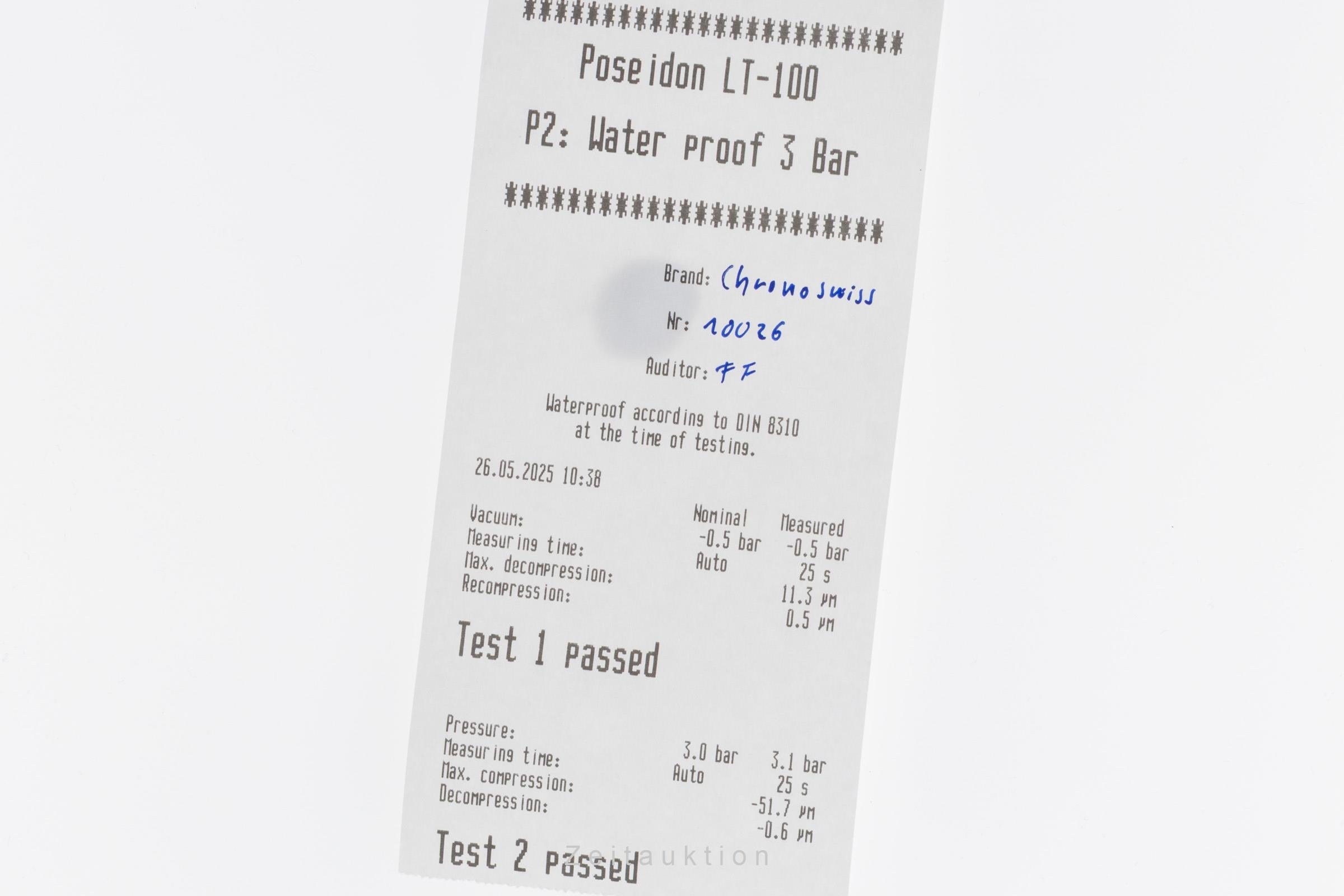 Chronoswiss Chronometer Chronograph chronographe or 18 ct automatique montre pour hommes CH7521  [2502576]