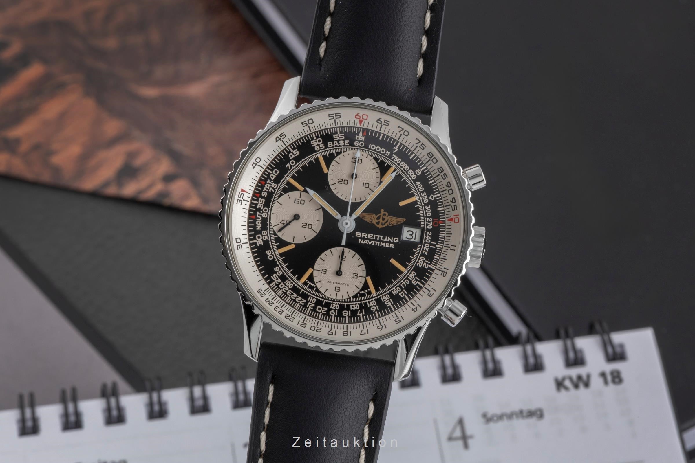 Breitling Navitimer chronograph steel automatic men's watch 81610  [2502577]