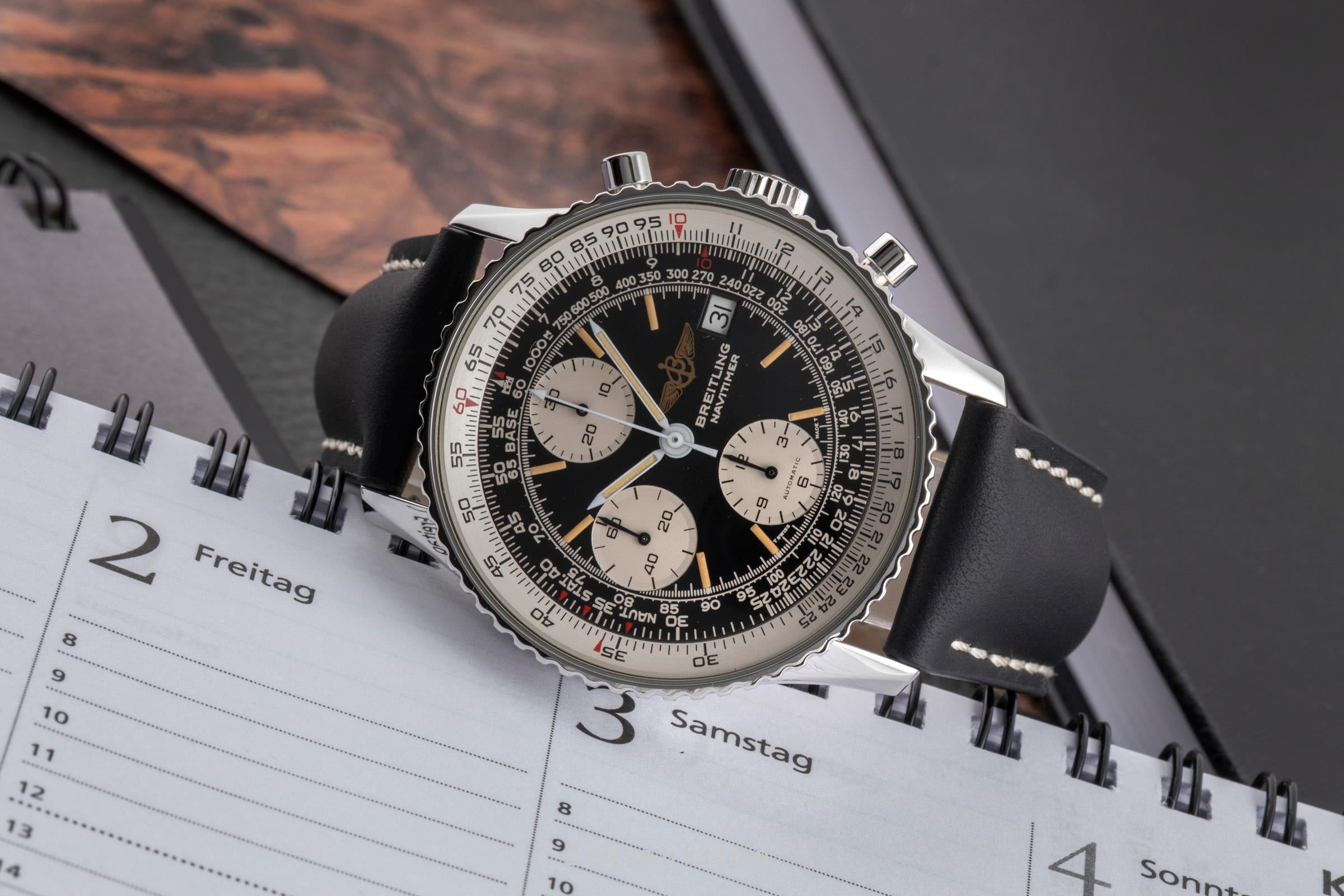 Breitling Navitimer chronograph steel automatic men's watch 81610  [2502577]