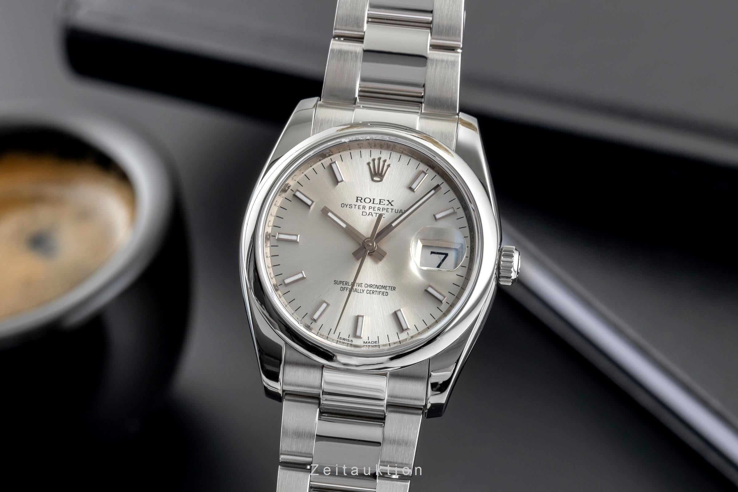 Rolex Date steel automatic men's watch 115200  [2502581]