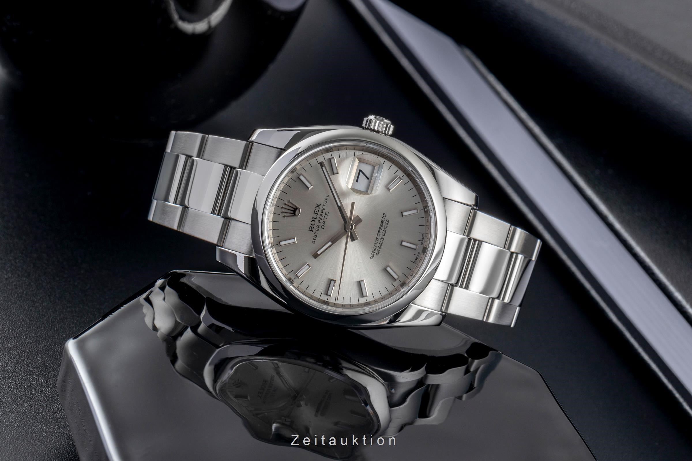 Rolex Date steel automatic men's watch 115200  [2502581]