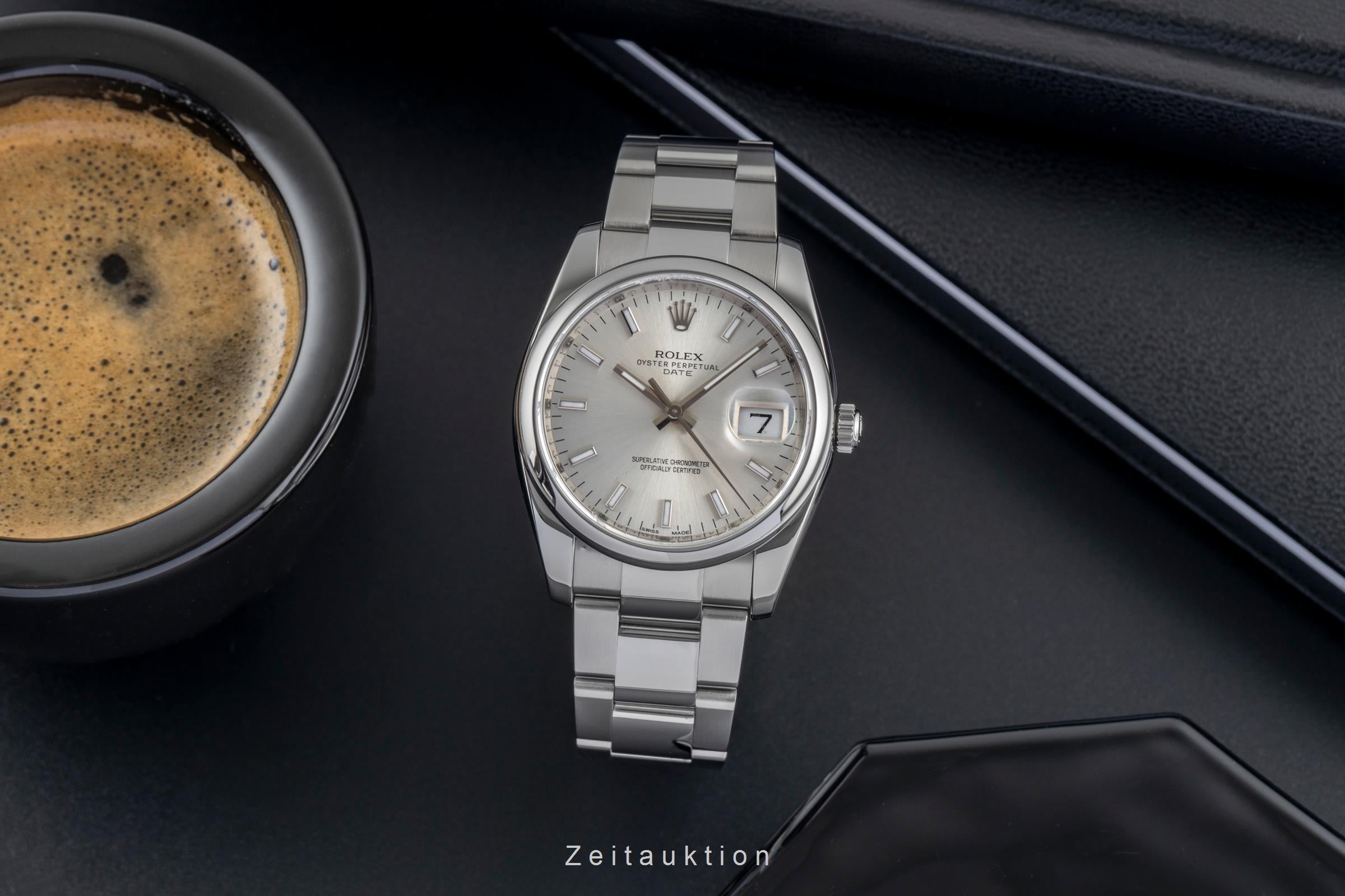 Rolex Date steel automatic men's watch 115200  [2502581]