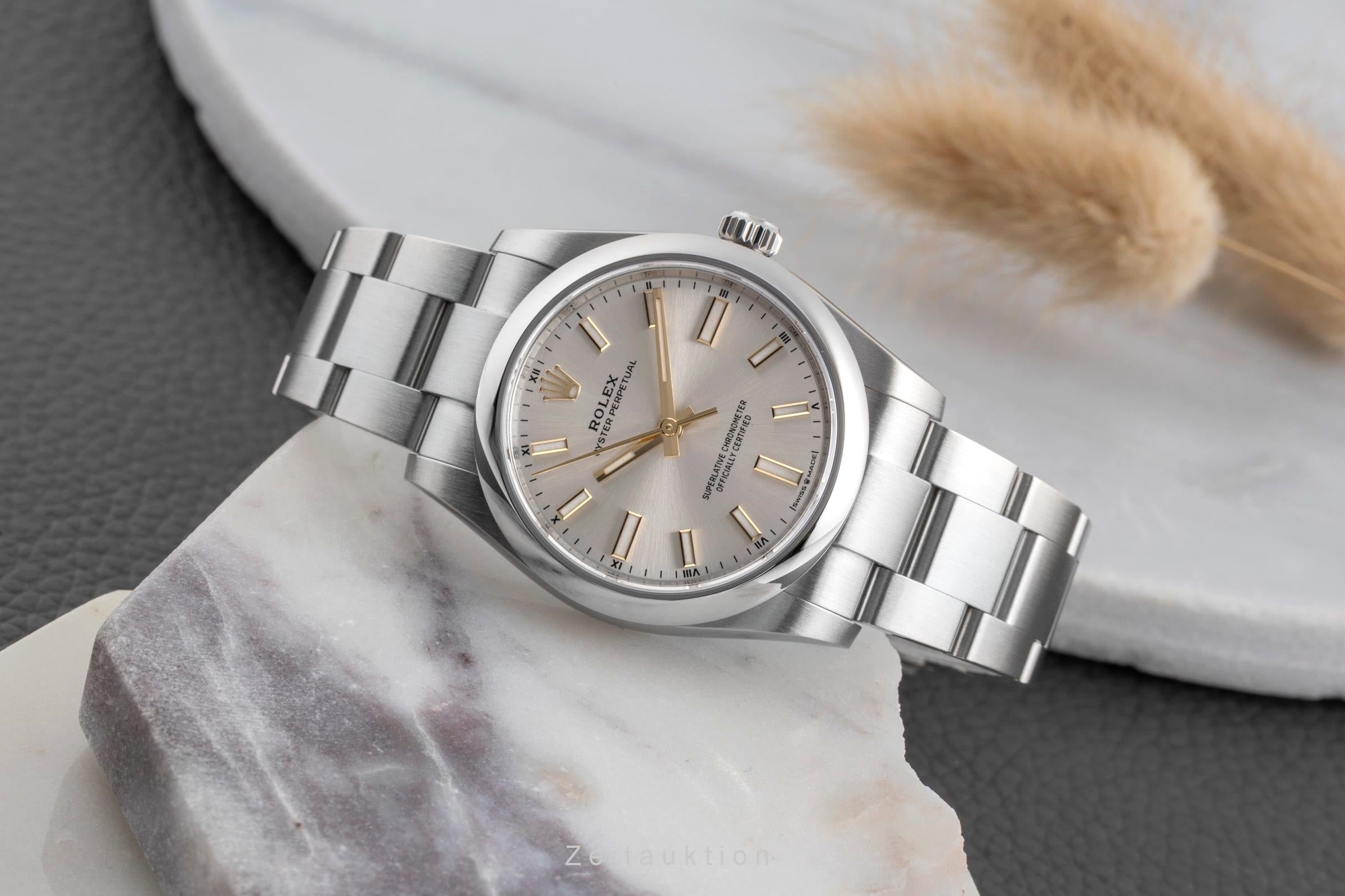 Rolex Oyster Perpetual acier automatique montre pour femmes 124200  [2502587]