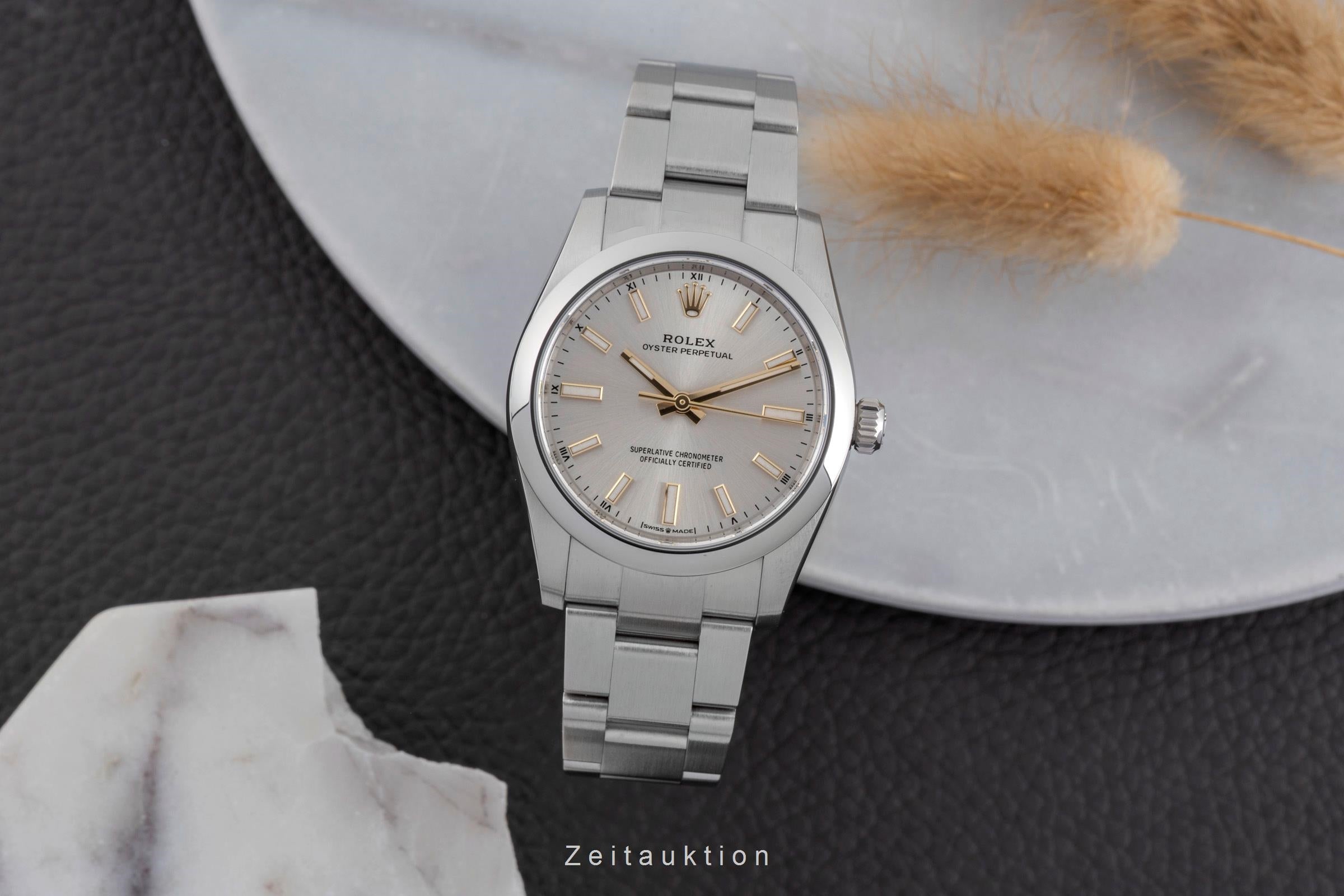Rolex Oyster Perpetual acier automatique montre pour femmes 124200  [2502587]