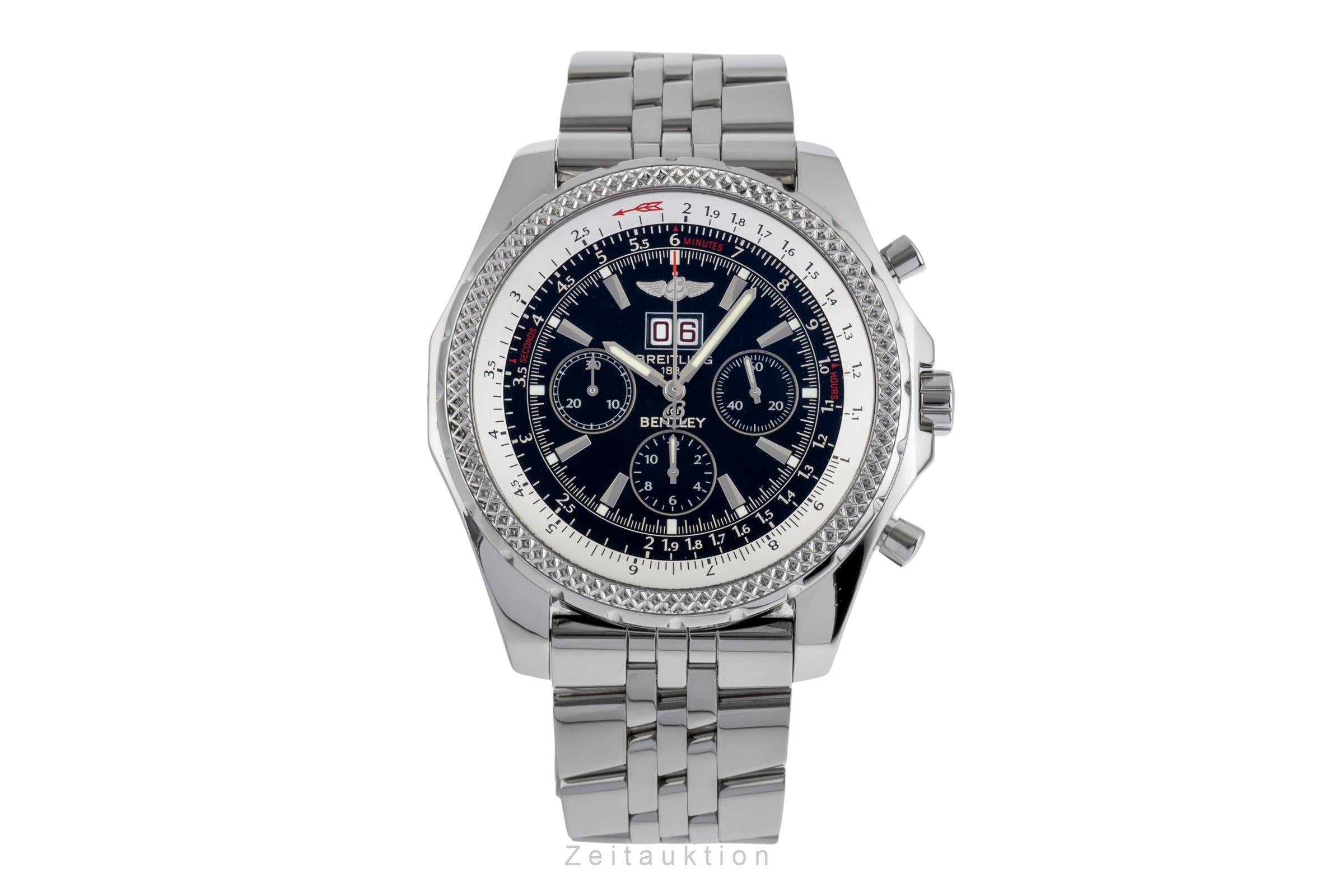 Breitling Bentley 6.75 Chronograph Stahl Automatik Herrenuhr Ref. A44362B728  [2502594]