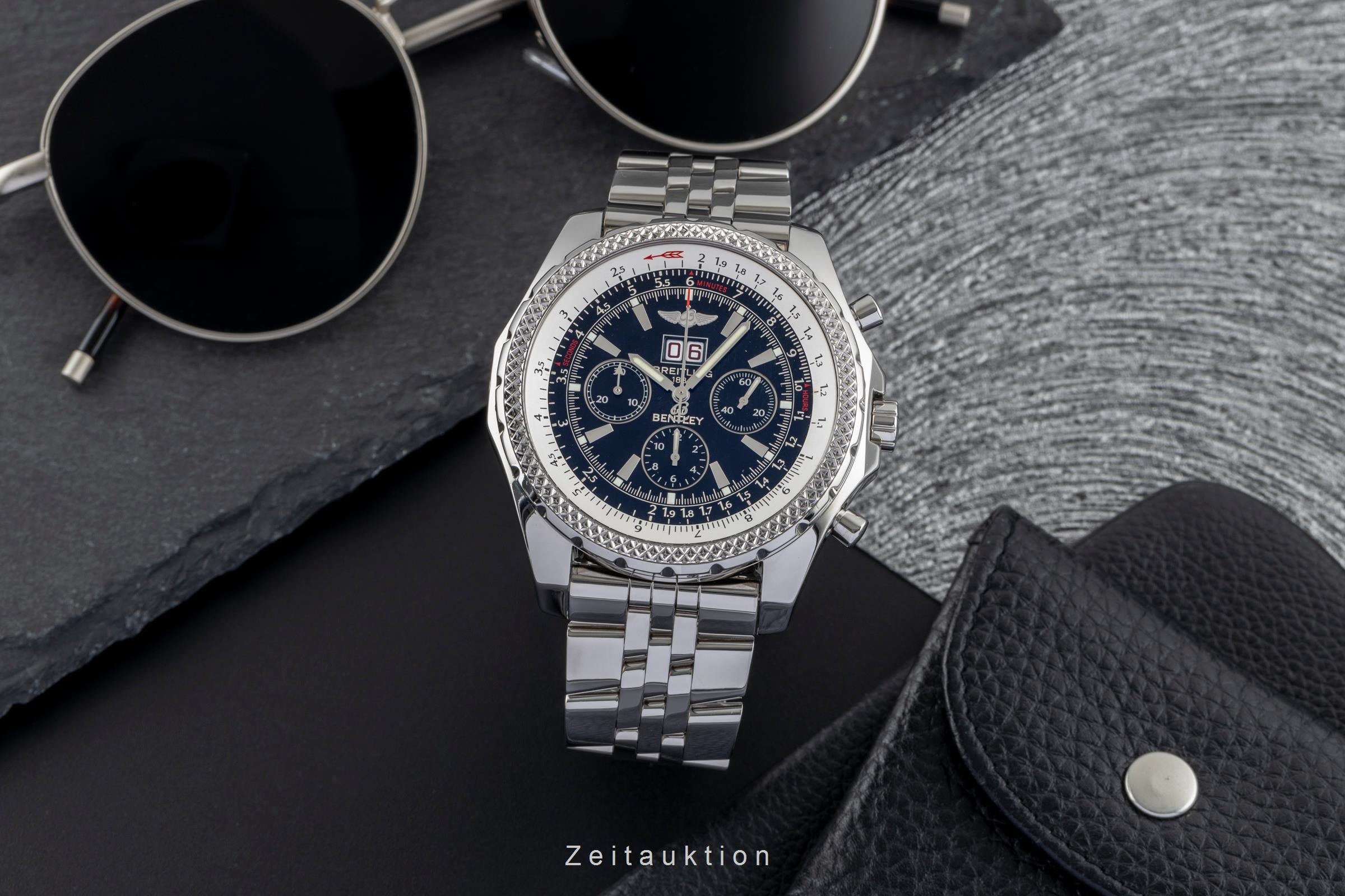 Breitling Bentley 6.75 Chronograph Stahl Automatik Herrenuhr Ref. A44362B728  [2502594]
