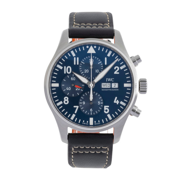 IWC Fliegerchronograph cronografo acciaio automatismo orologio da uomo IW377714 LP: 8500EUR  [2502597]
