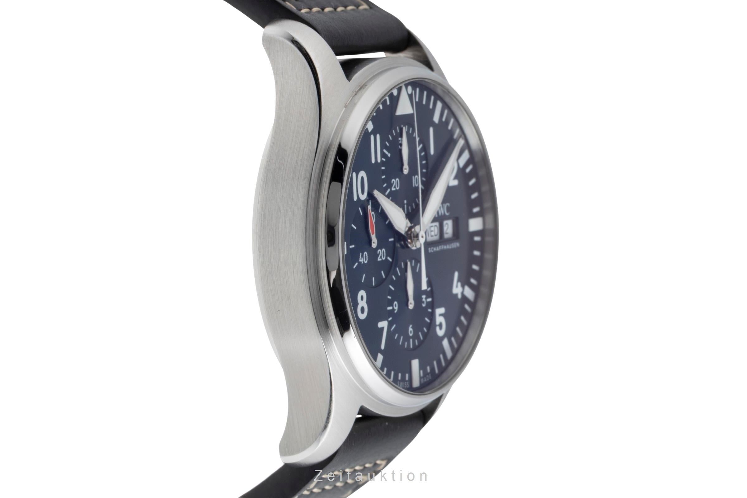 IWC Fliegerchronograph cronografo acciaio automatismo orologio da uomo IW377714 LP: 8500EUR  [2502597]