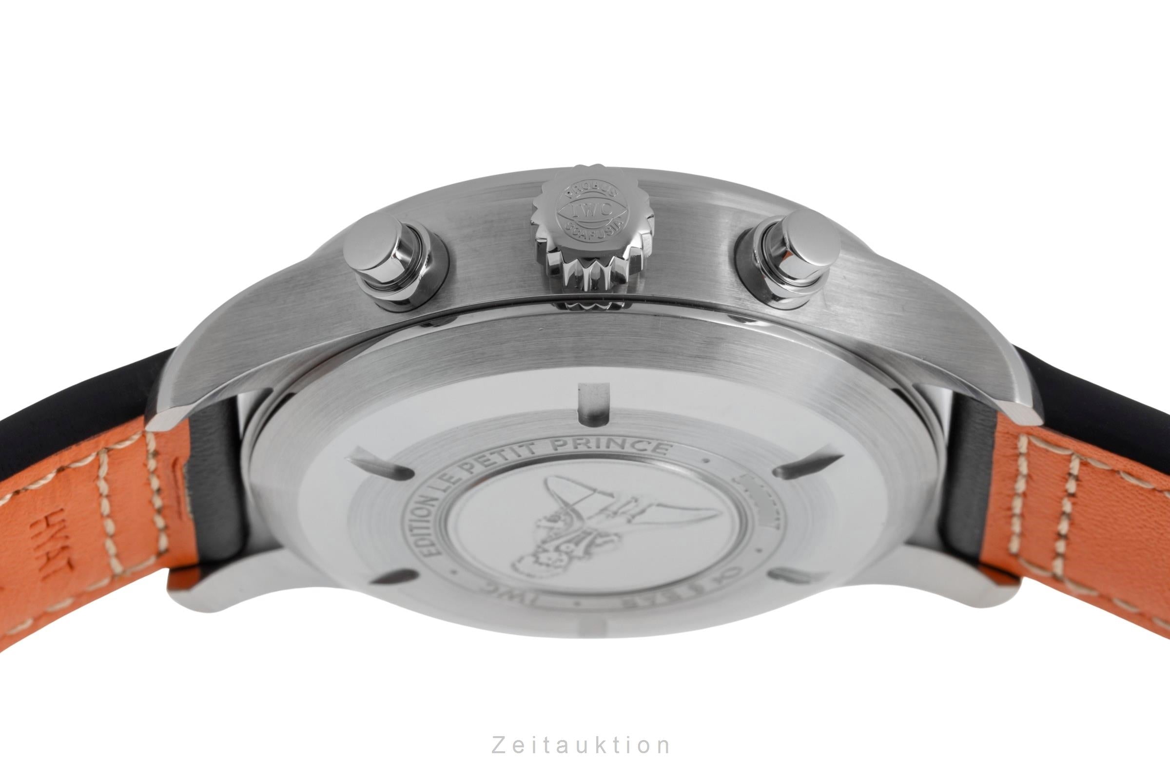 IWC Fliegerchronograph cronografo acciaio automatismo orologio da uomo IW377714 LP: 8500EUR  [2502597]