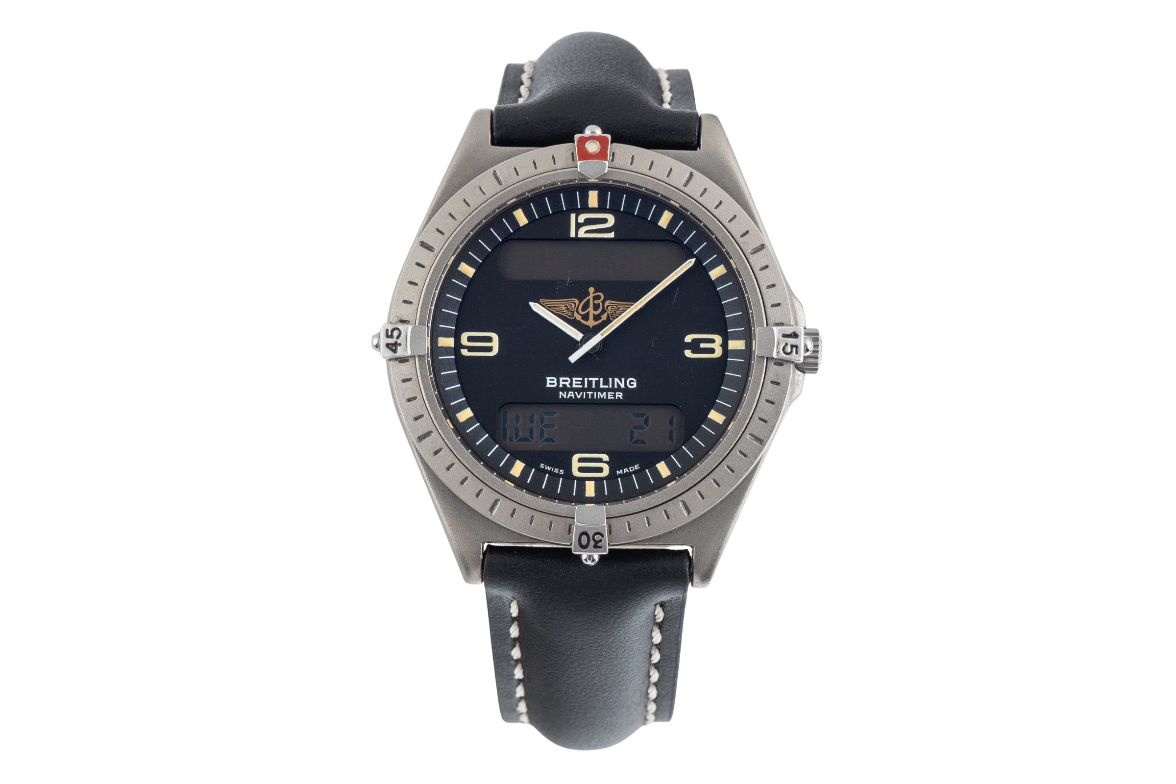 Breitling Aerospace chronograph titanium quartz men's watch F56059  [2502603]