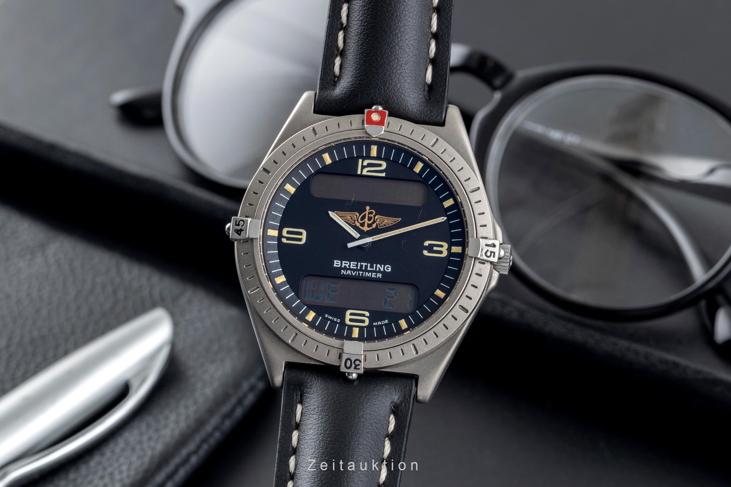 Breitling Aerospace chronograph titanium quartz men's watch F56059  [2502603]