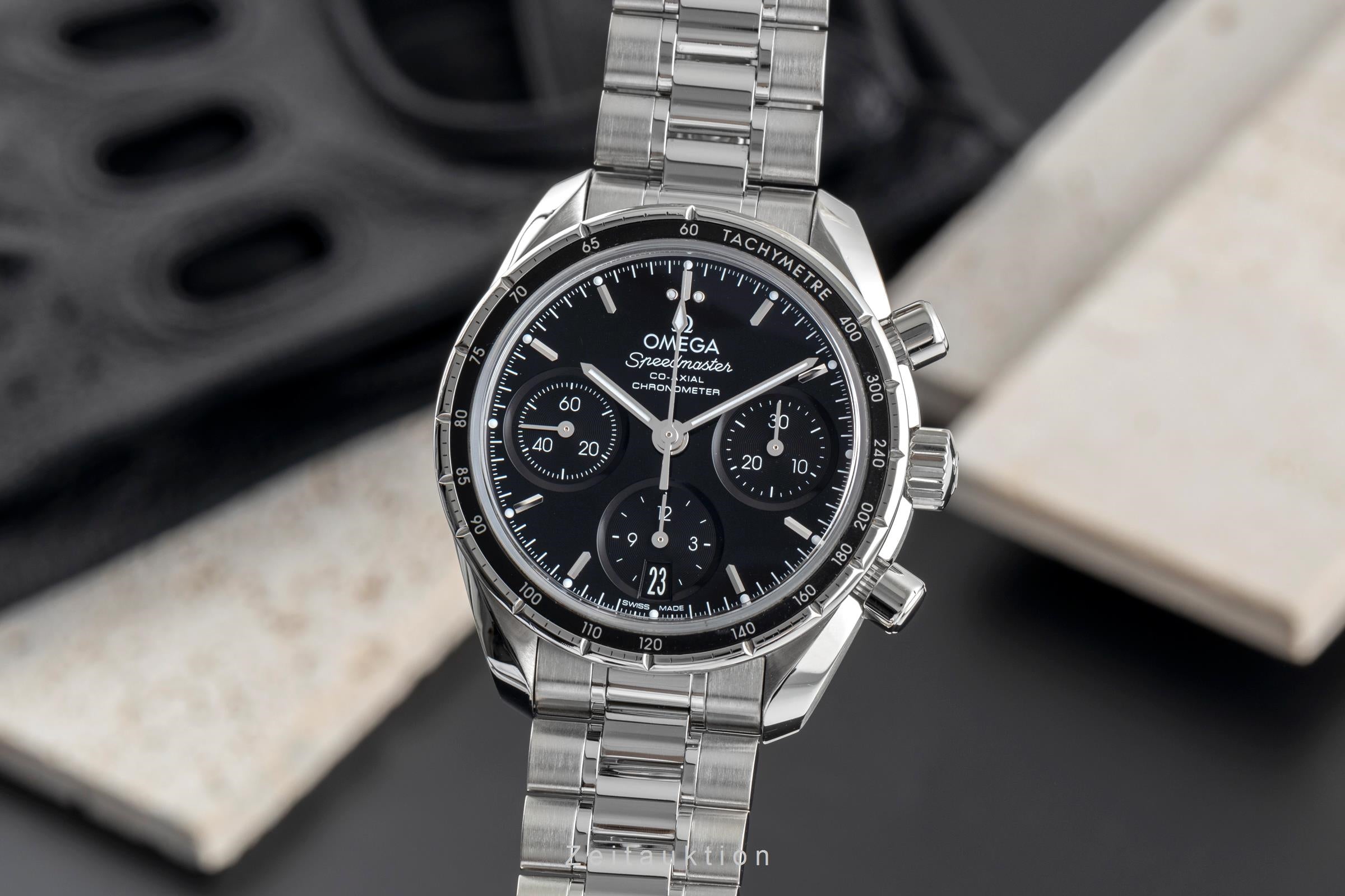 Omega Speedmaster chronograph steel automatic men's watch 324.30.38.50.01.001  [2502604]