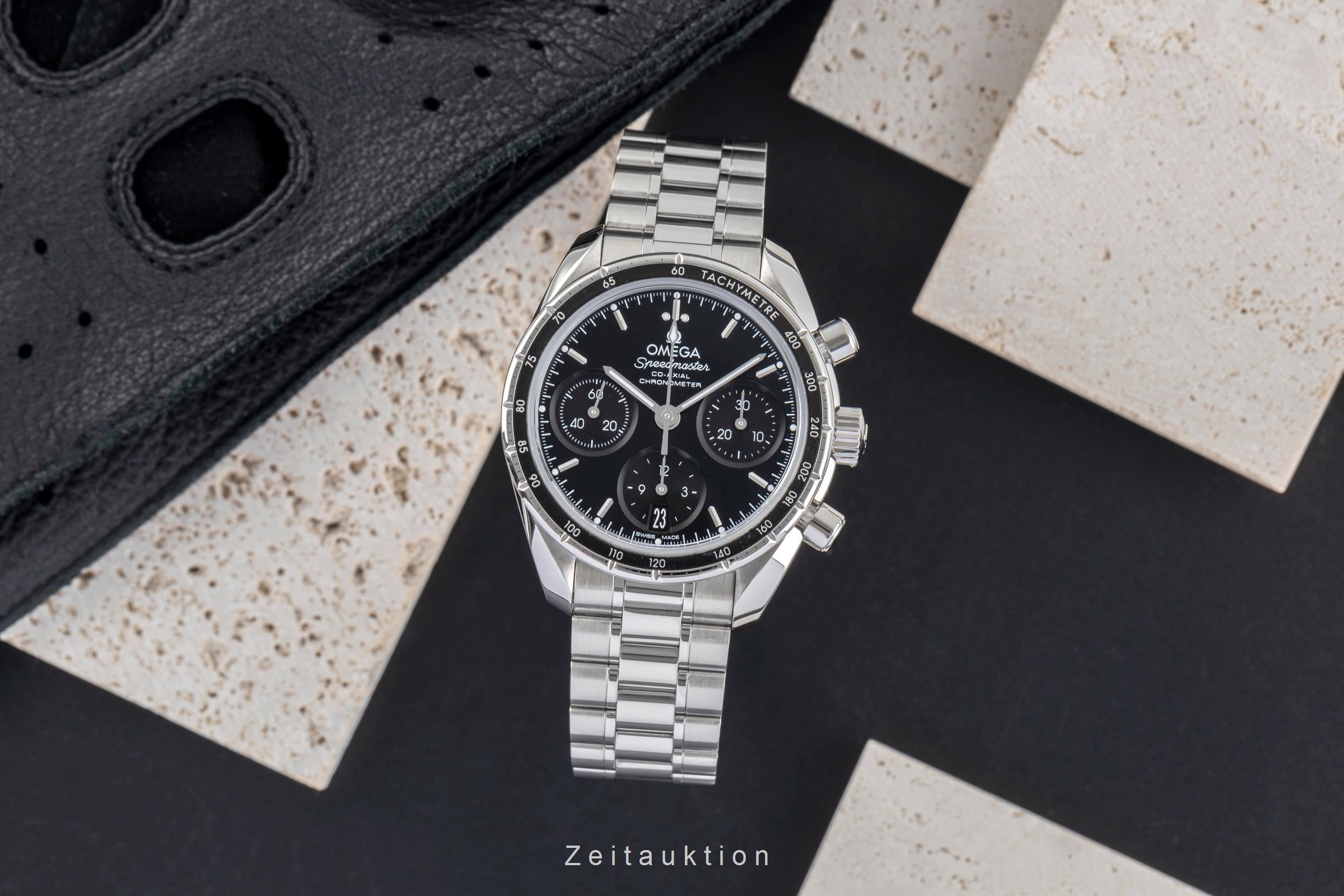 Omega Speedmaster chronograph steel automatic men's watch 324.30.38.50.01.001  [2502604]