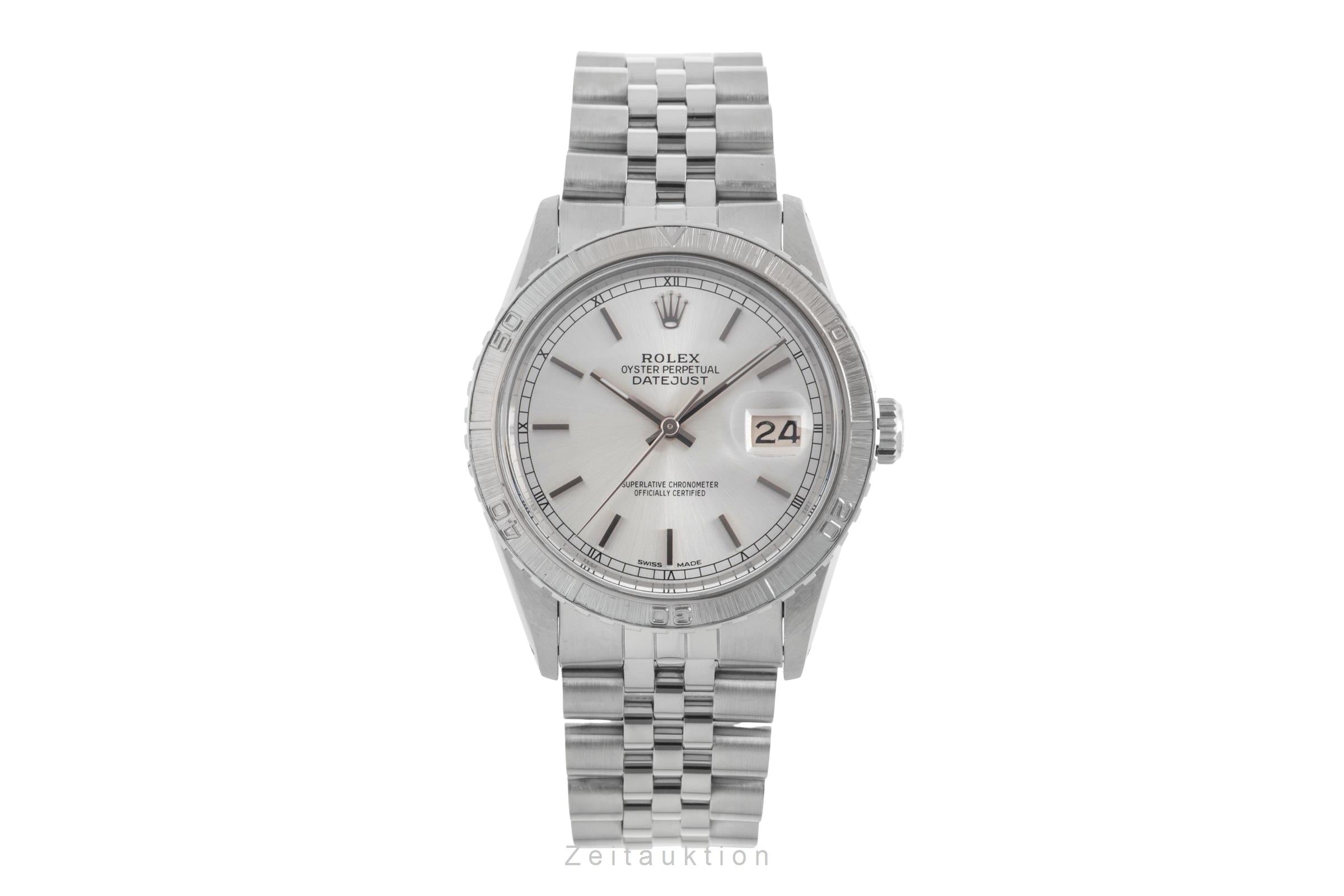 Rolex Datejust Turn-O-Graph steel / white gold automatic Kal. 3035