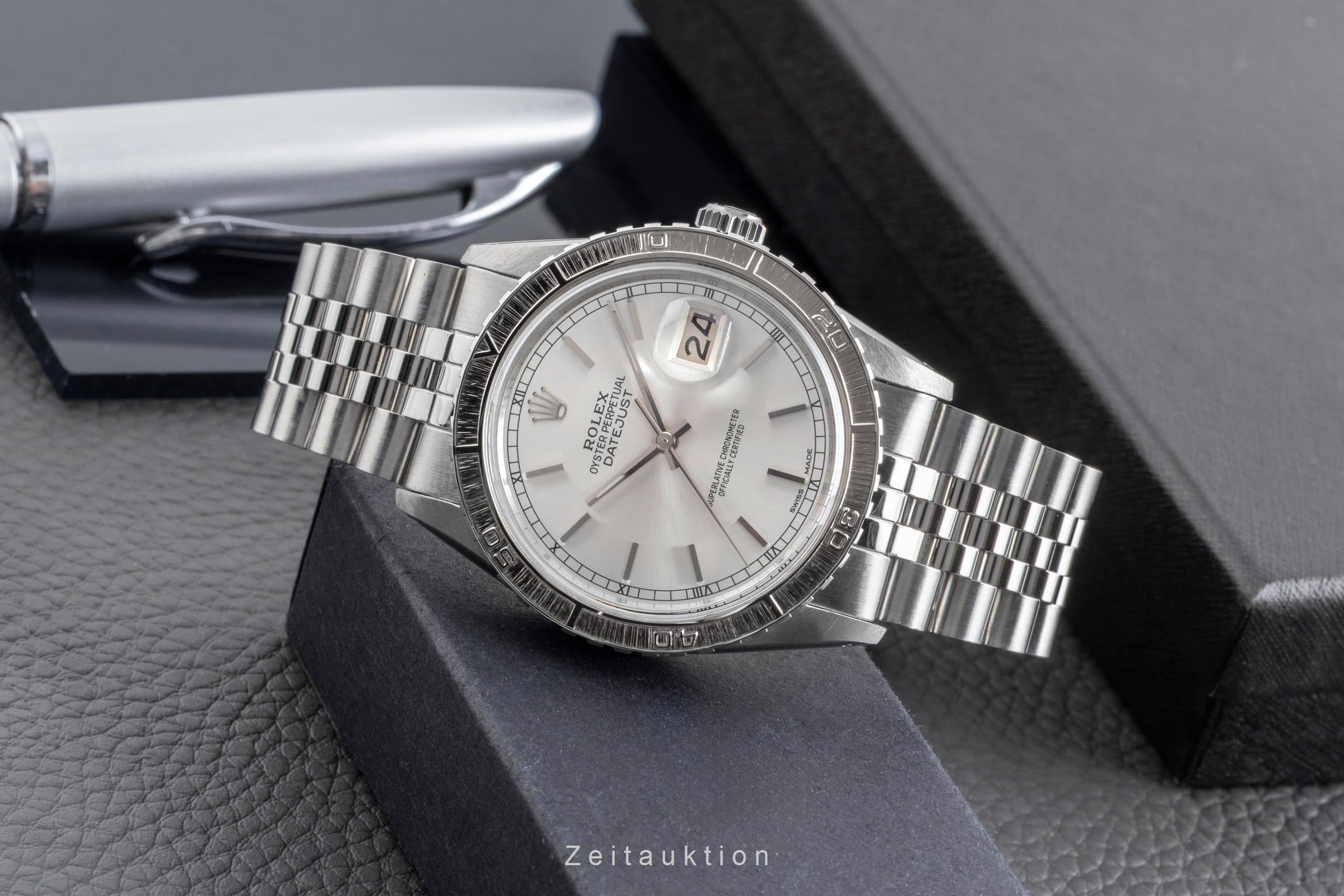 Rolex Datejust Turn-O-Graph steel / white gold automatic Kal. 3035