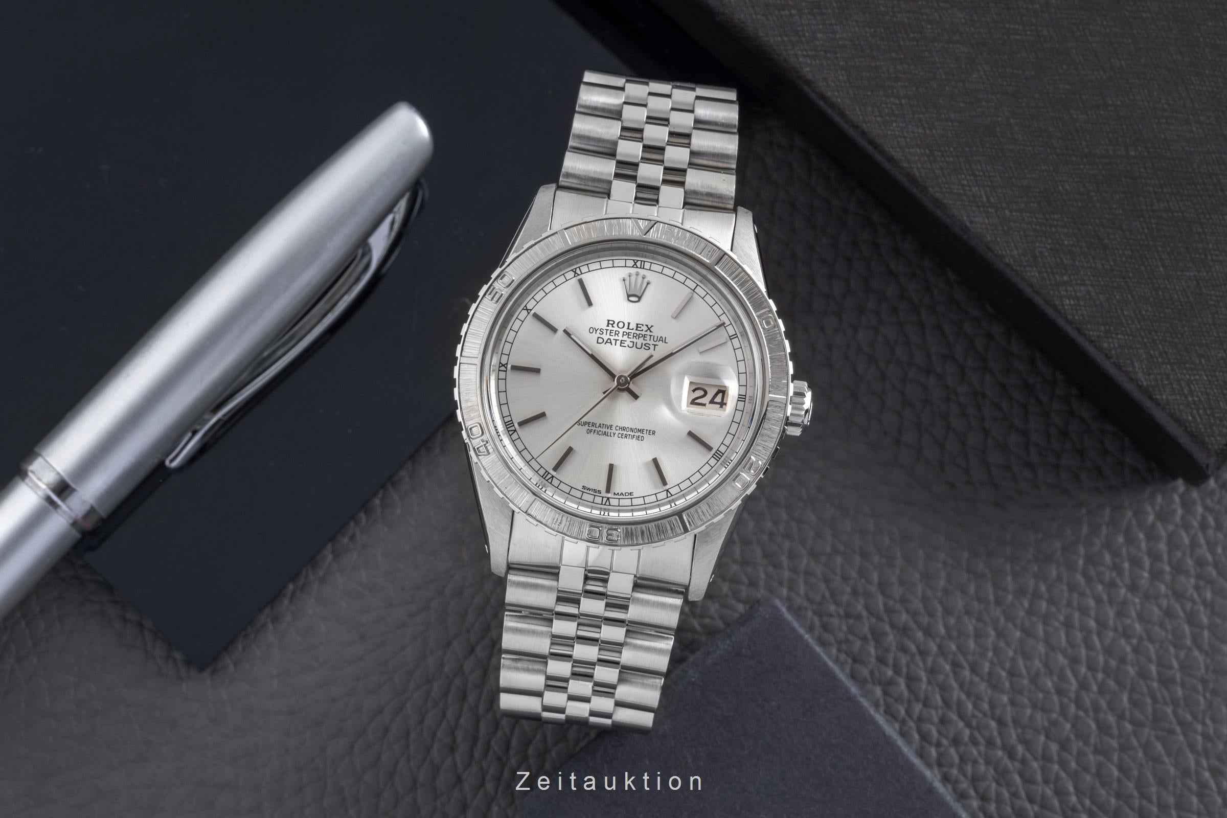 Rolex Datejust Turn-O-Graph steel / white gold automatic Kal. 3035