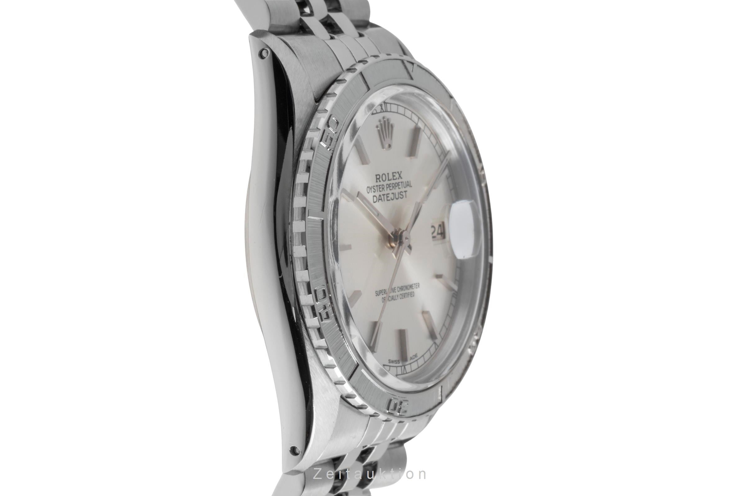 Rolex Datejust Turn-O-Graph steel / white gold automatic Kal. 3035