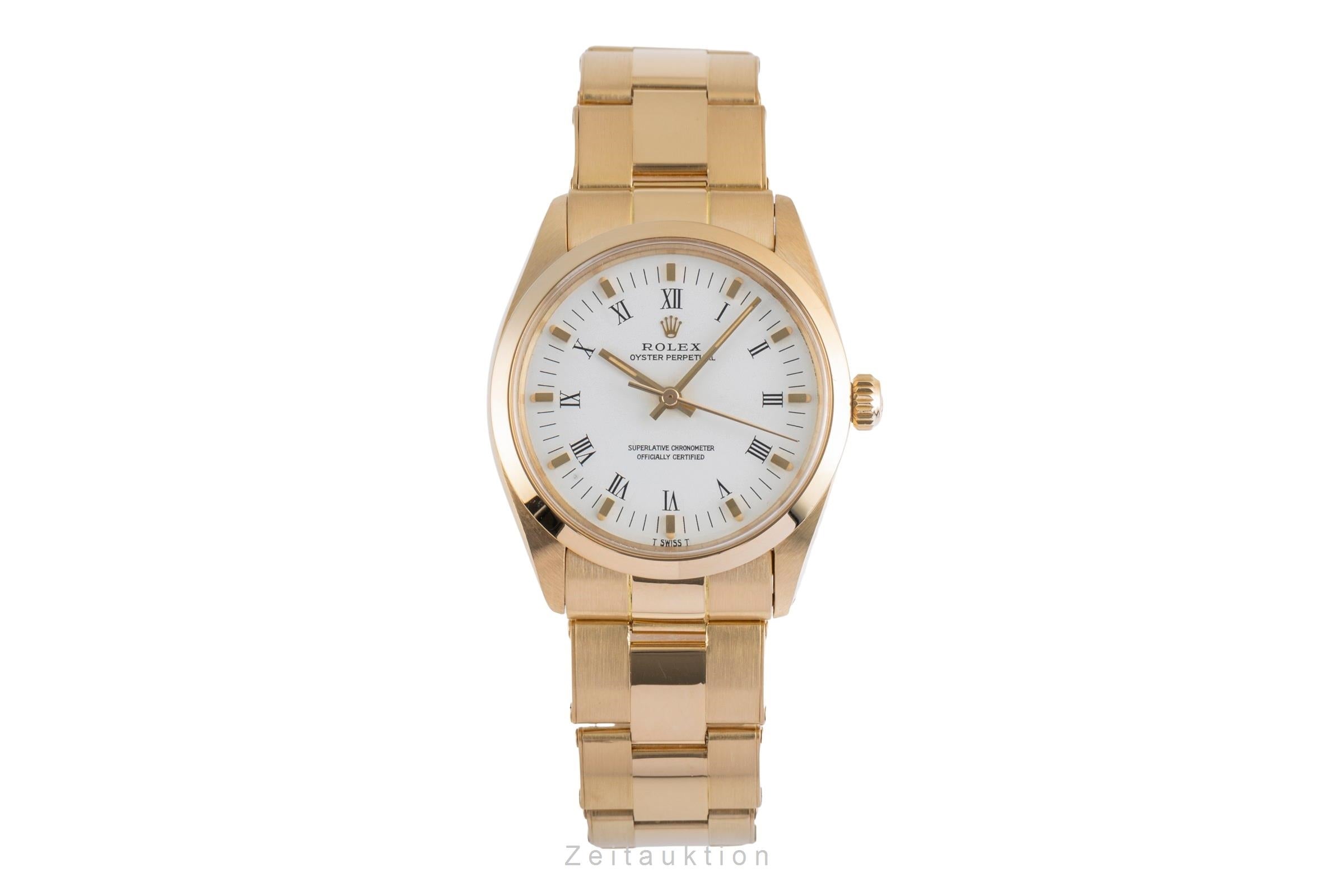 Rolex Oyster Perpetual oro de 18 quilates automático reloj para caballeros 1002 Vintage  [2502606]