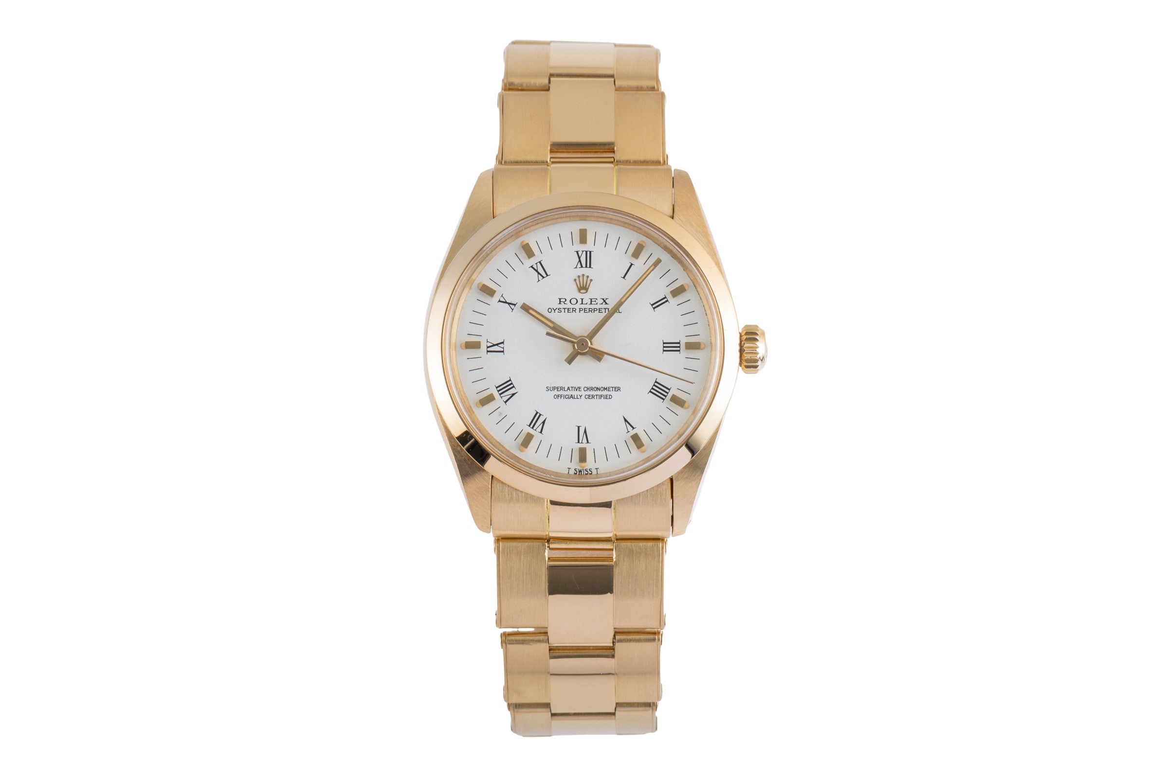 Rolex Oyster Perpetual oro de 18 quilates automático reloj para caballeros 1002 Vintage  [2502606]