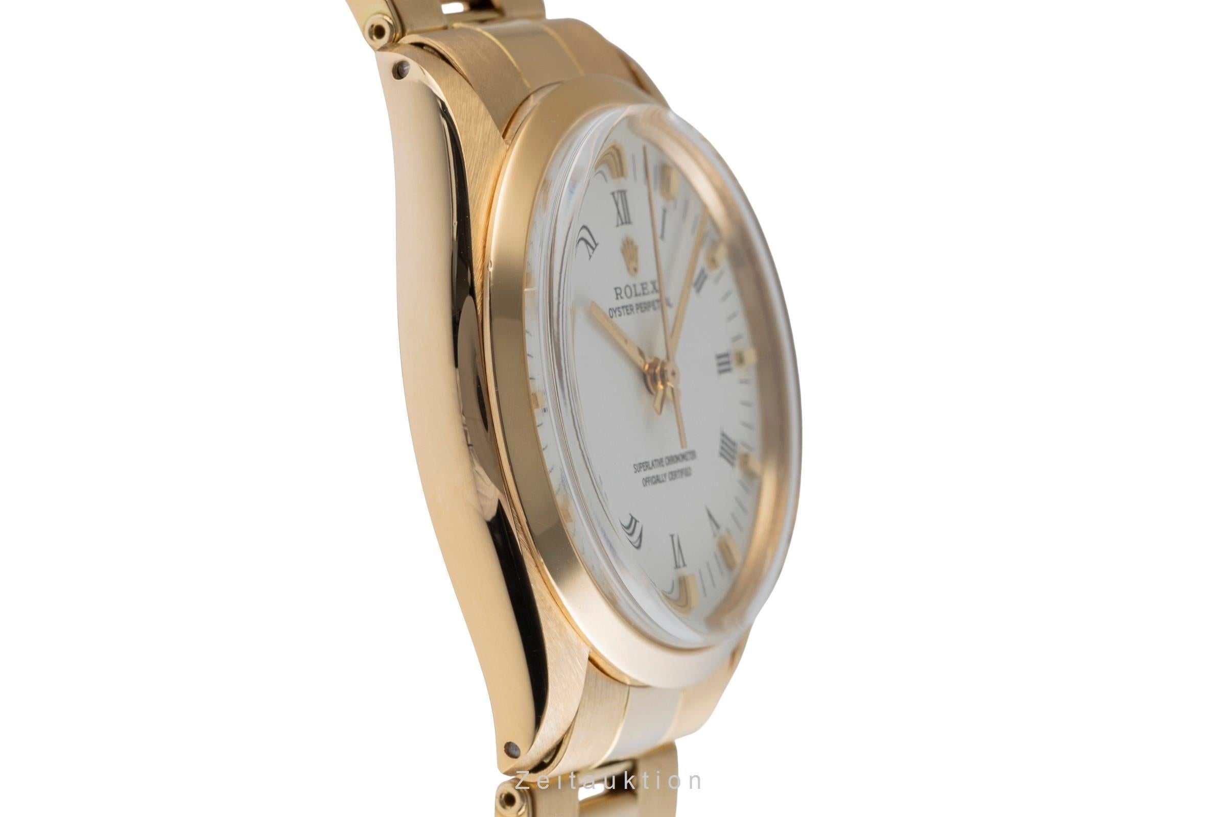 Rolex Oyster Perpetual oro de 18 quilates automático reloj para caballeros 1002 Vintage  [2502606]