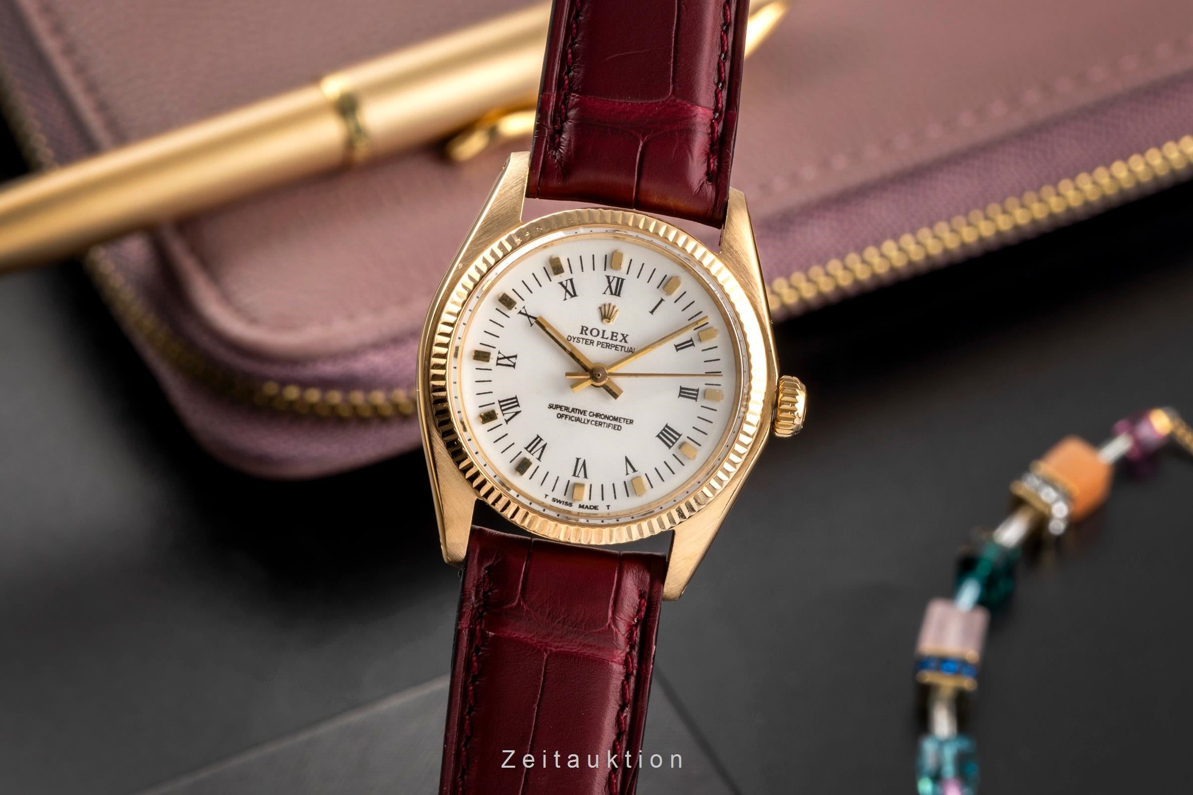 Rolex Oyster Perpetual or 18 ct automatique montre pour femmes 6751  [2502607]