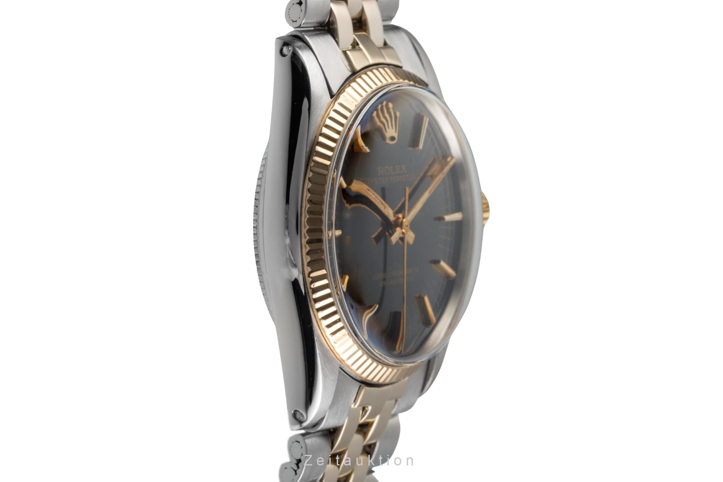 Rolex Oyster Perpetual acciaio / oro automatismo orologio da donna 6748 Vintage  [2502608]