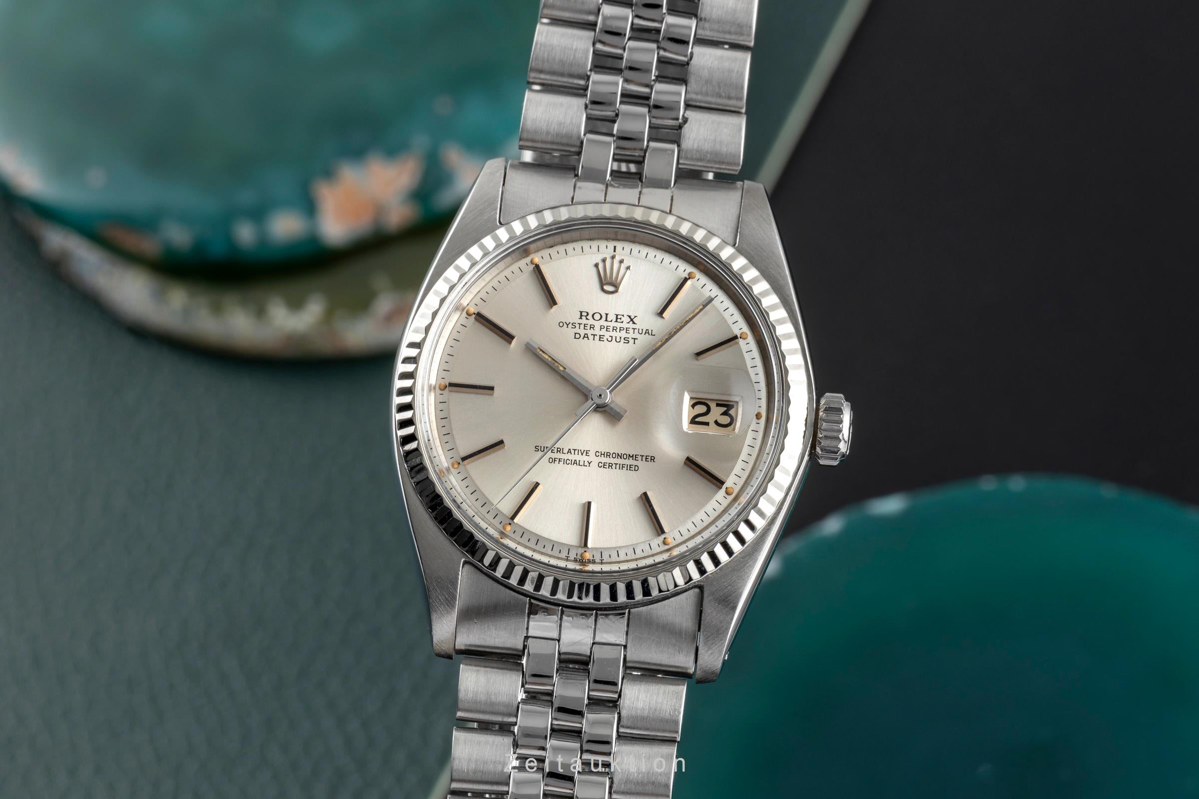 Rolex Datejust steel white gold automatic 1560 1601