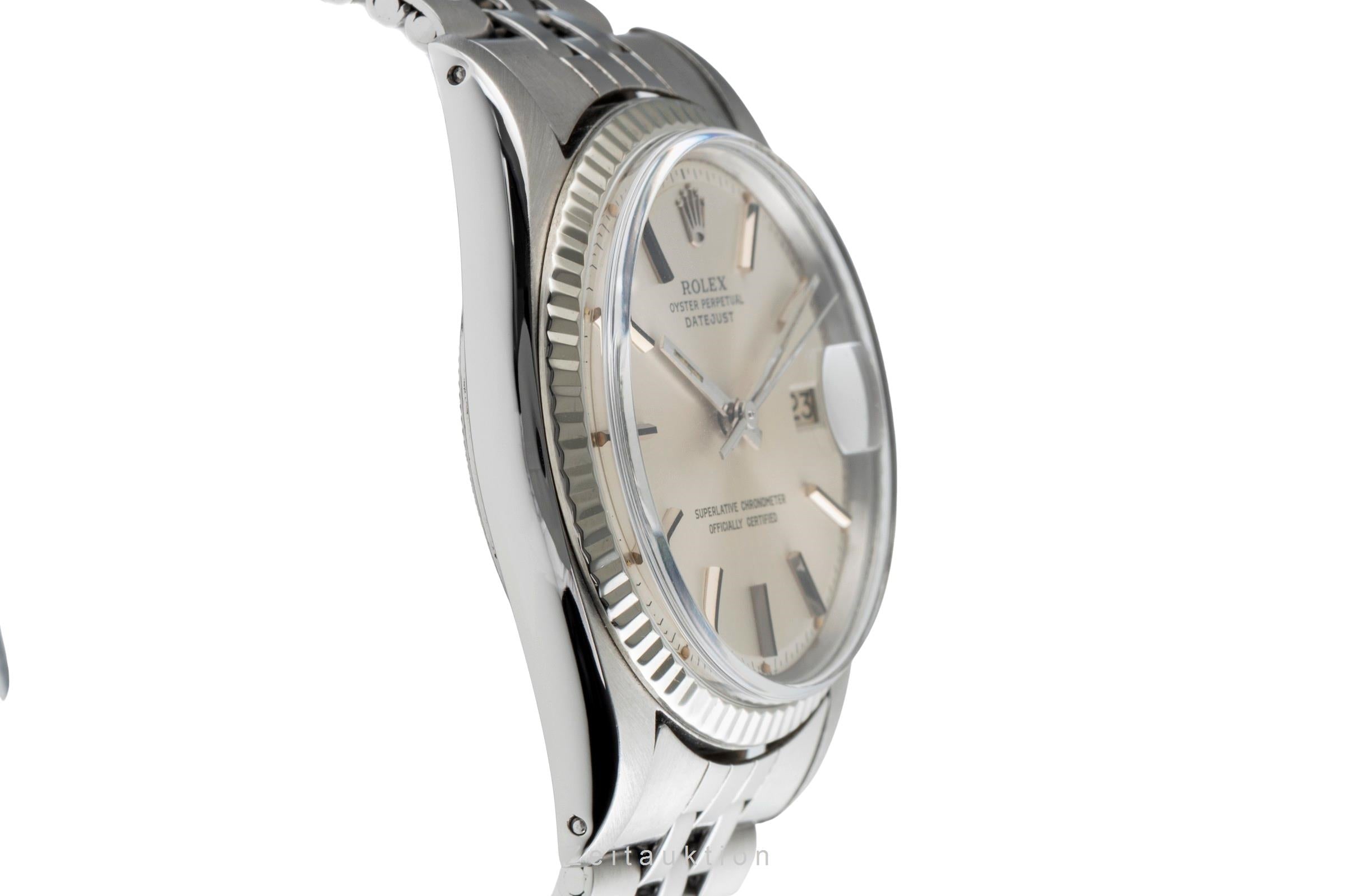 Rolex Datejust acero / oro blanco automático reloj para caballeros 1601 Vintage  [2502610]