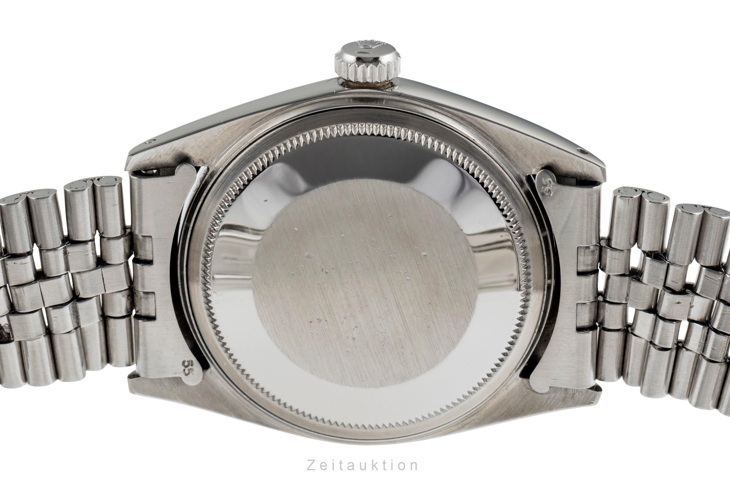 Rolex Datejust acero / oro blanco automático reloj para caballeros 1601 Vintage  [2502610]