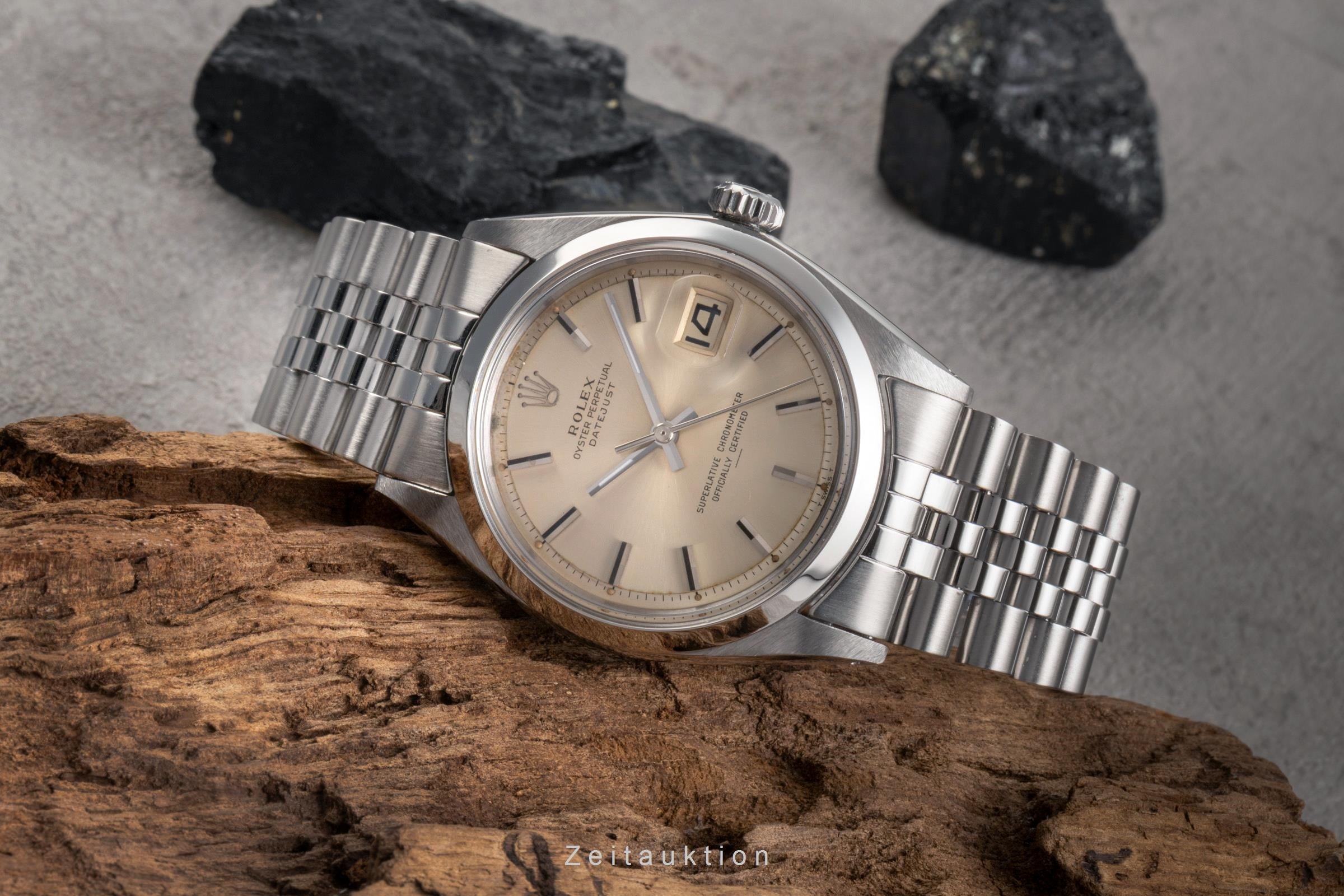 Rolex Datejust steel white gold automatic 1560 1600