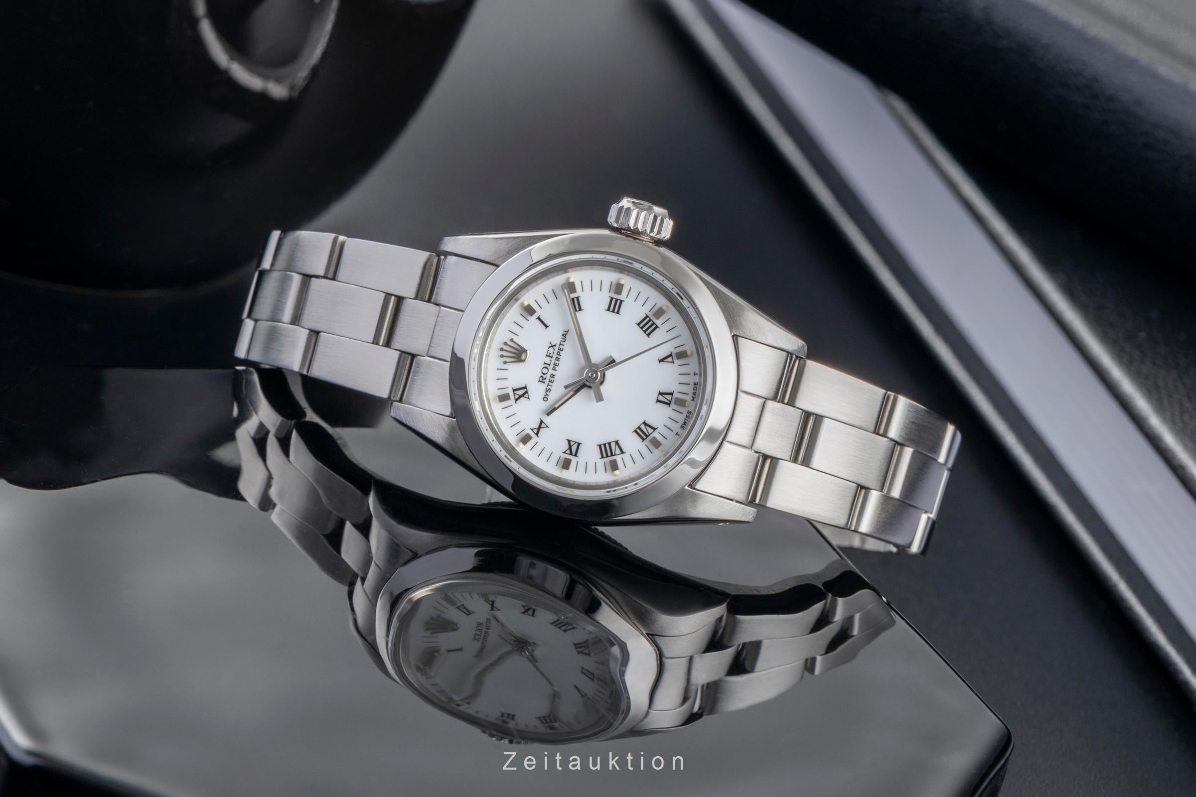 Rolex Oyster Perpetual acier automatique montre pour femmes 67180  [2502614]