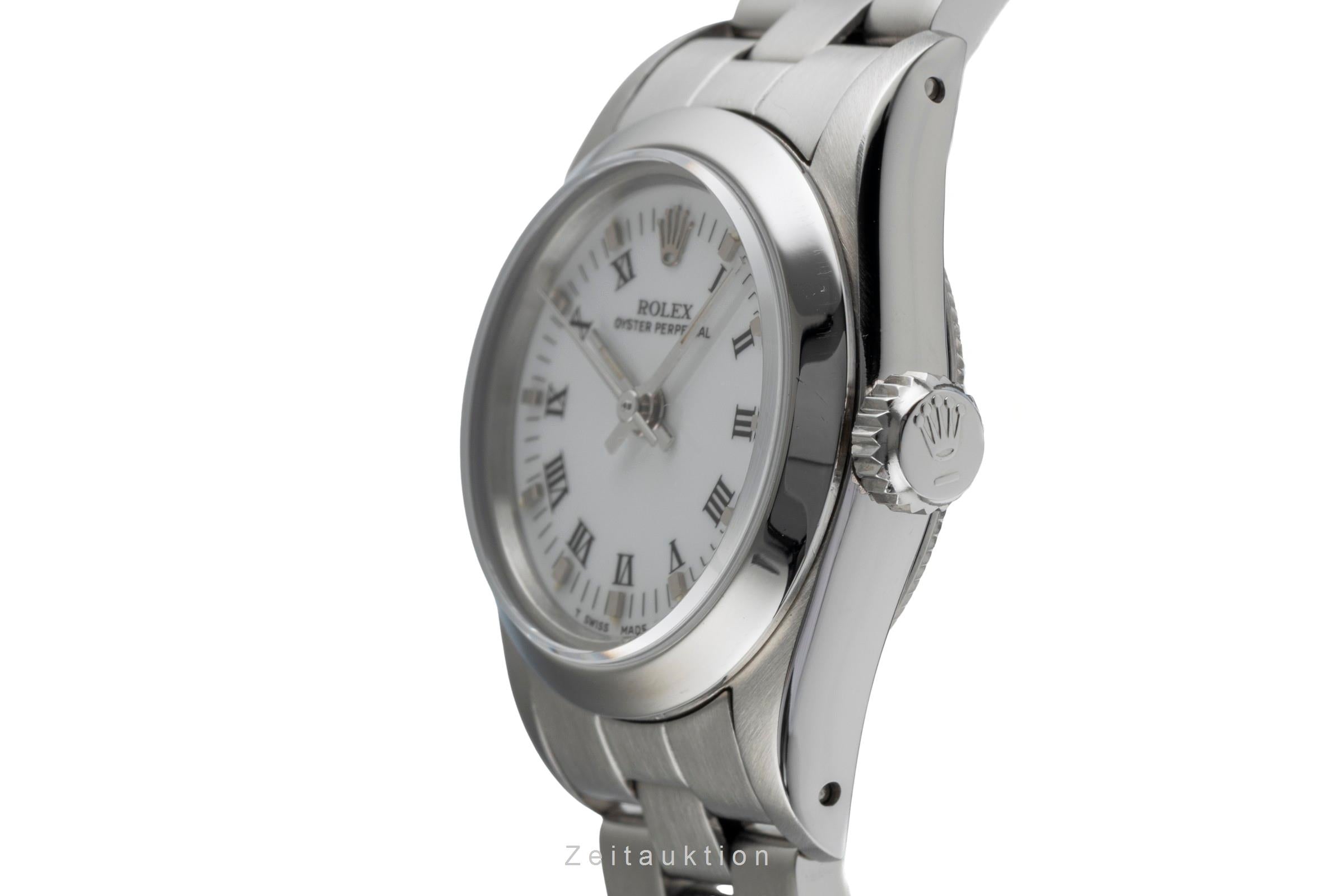 Rolex Oyster Perpetual acier automatique montre pour femmes 67180  [2502614]