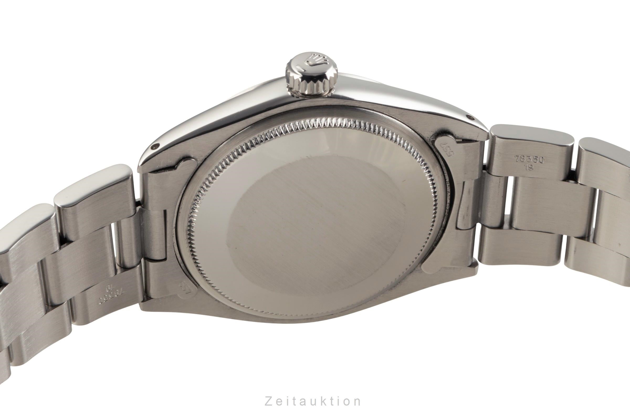 Rolex Date 34 Silver Dial Edelstahl Automatik Herrenuhr Ref. 1500 Klassiker [2502615]