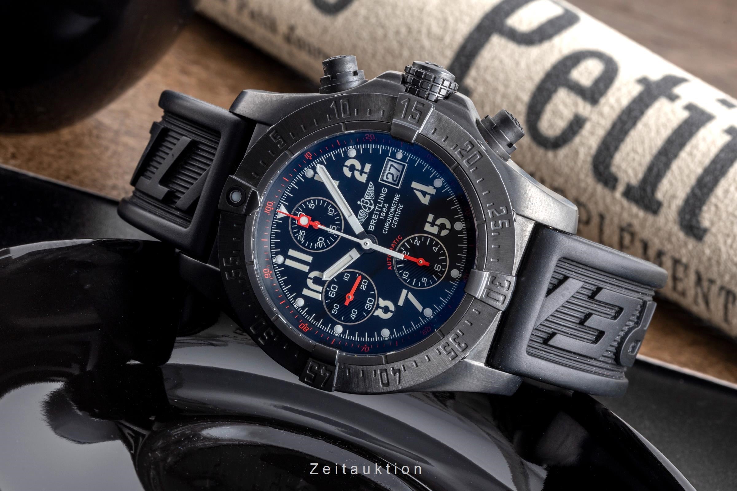 Breitling Avenger Skyland chronograph steel automatic Kal. B13 Ref