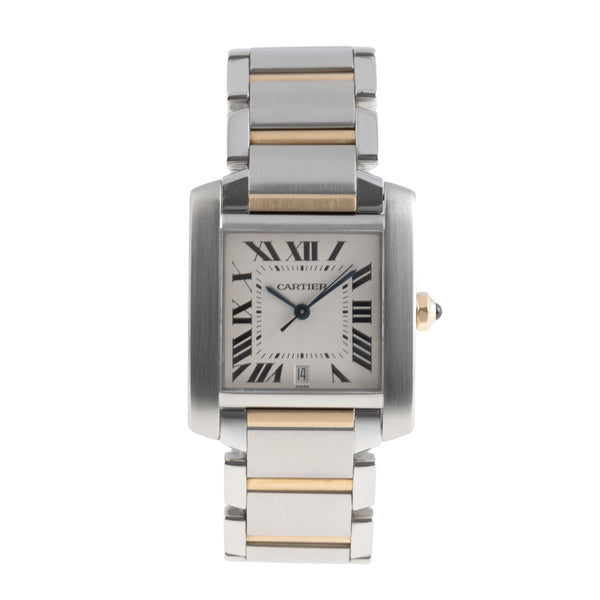 Cartier Tank Francaise acero / oro automático unisex W51005Q4  [2502617]