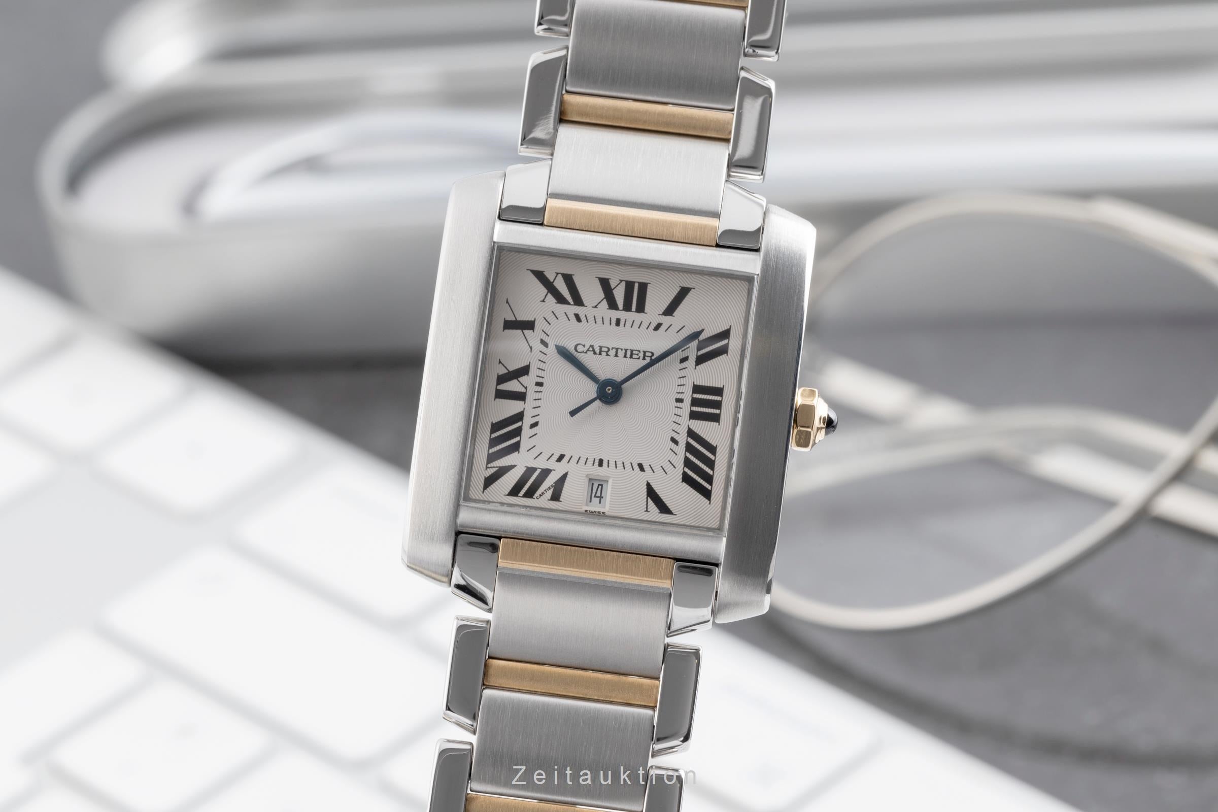 Cartier Tank Francaise acero / oro automático unisex W51005Q4  [2502617]