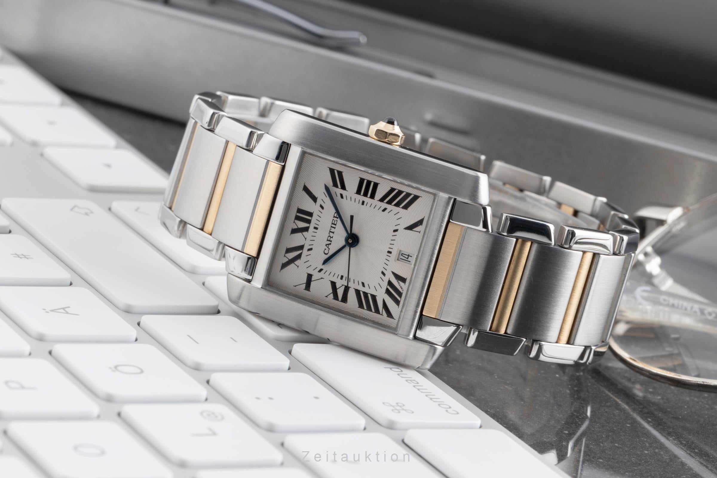 Cartier Tank Francaise acero / oro automático unisex W51005Q4  [2502617]