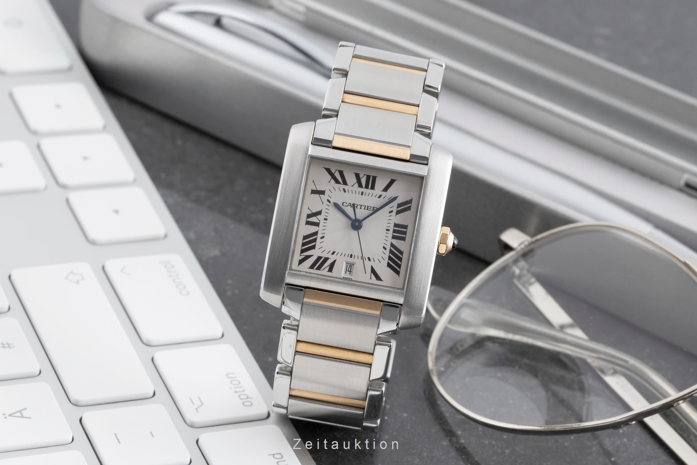 Cartier Tank Francaise acero / oro automático unisex W51005Q4  [2502617]