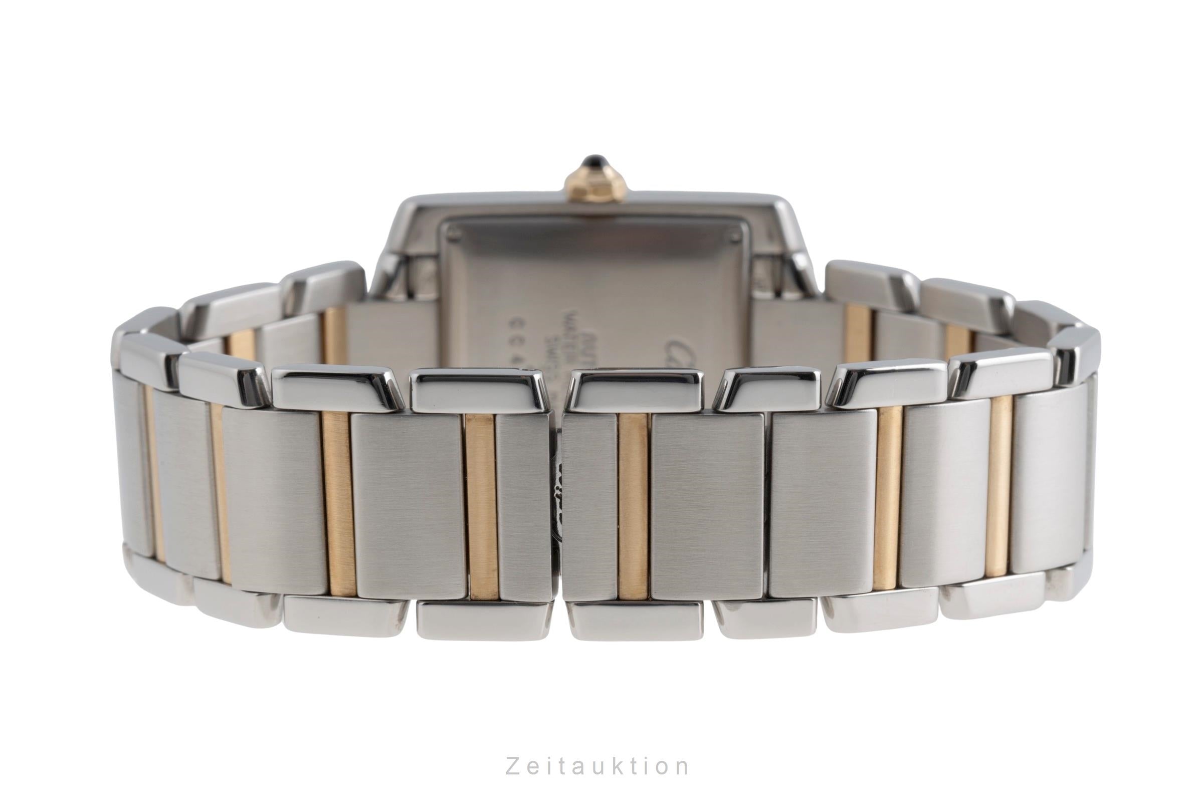 Cartier Tank Francaise acero / oro automático unisex W51005Q4  [2502617]