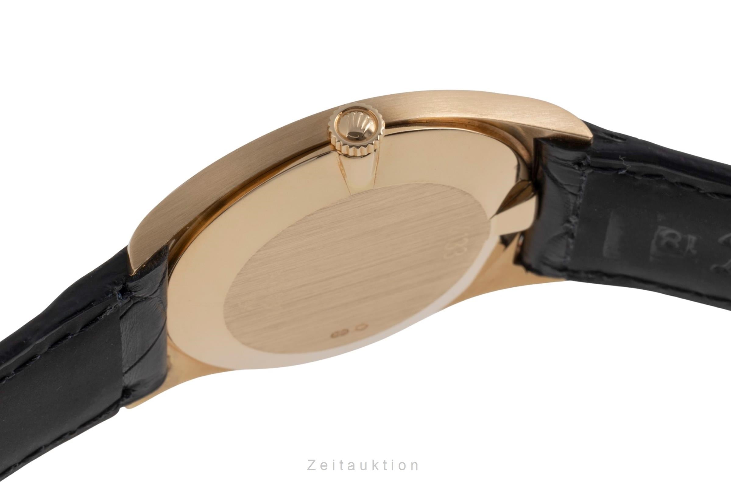 Rolex Cellini 18k (0,750) Gold Handaufzug Herrenuhr Ref. 4133 A-Serie [2502619]