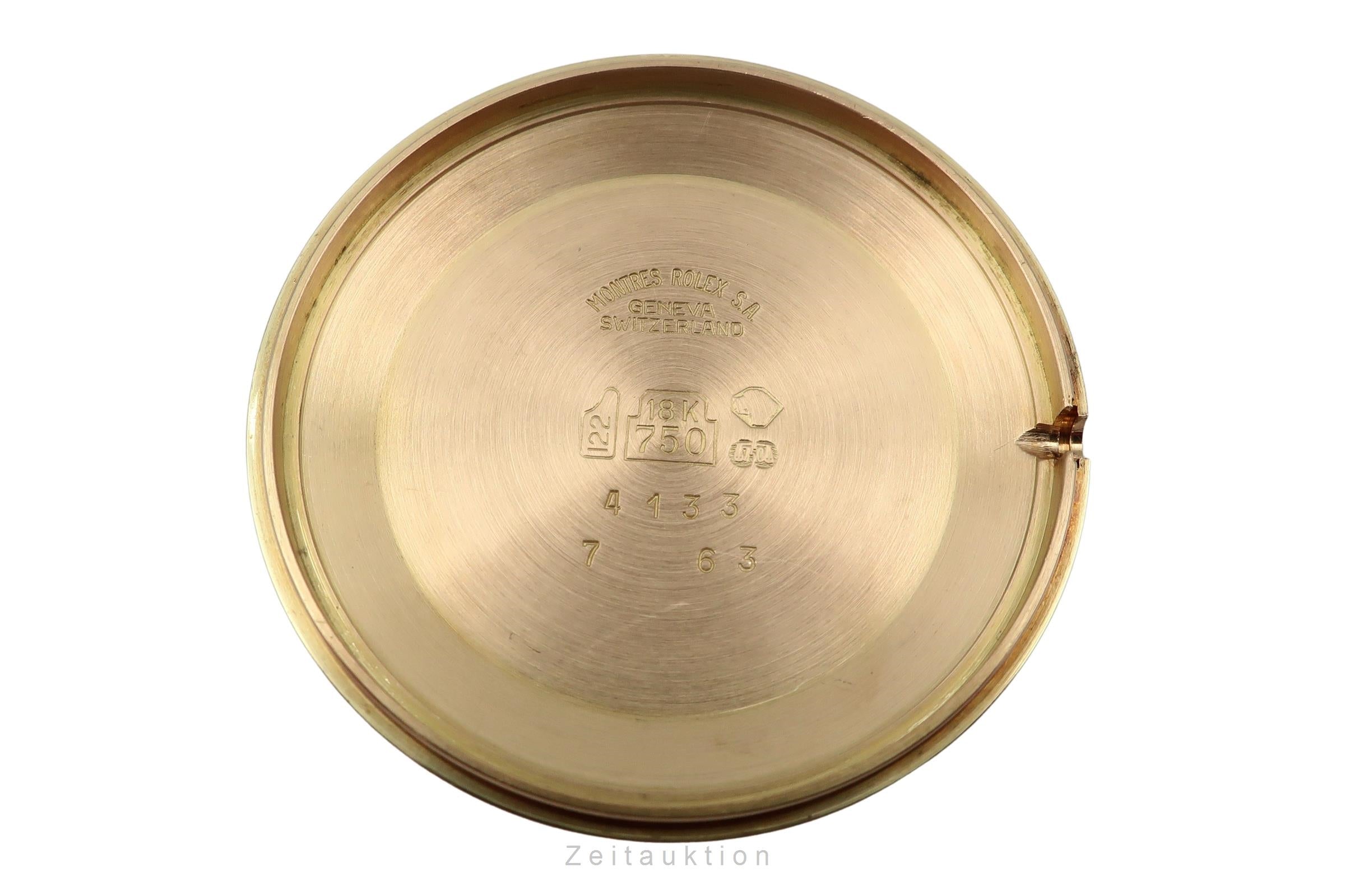Rolex Cellini 18k (0,750) Gold Handaufzug Herrenuhr Ref. 4133 A-Serie [2502619]