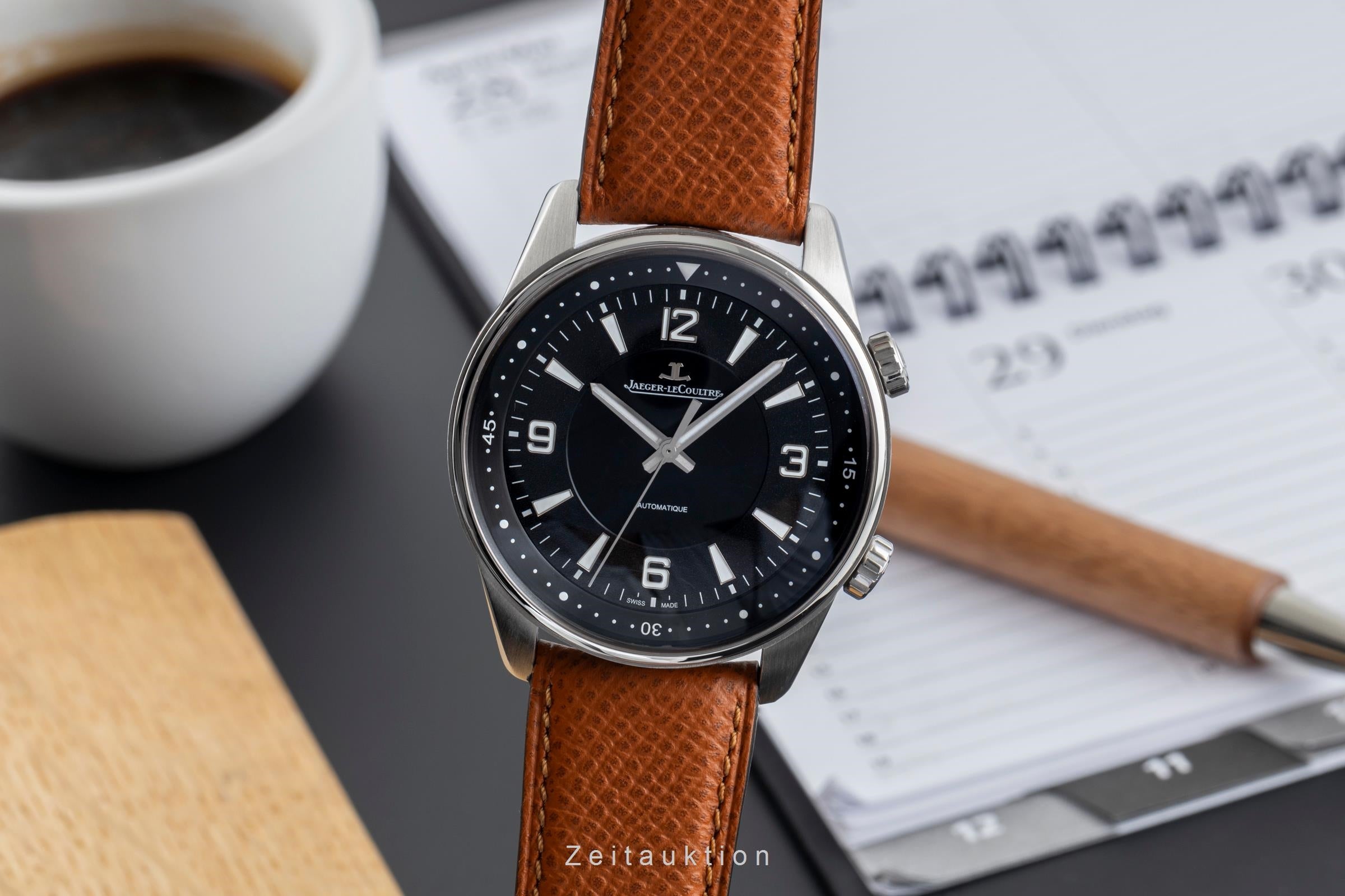 Jaeger LeCoultre Polaris acier automatique montre pour hommes Q9008471 , 841.8.37. S LP: 10800EUR  [2502628]