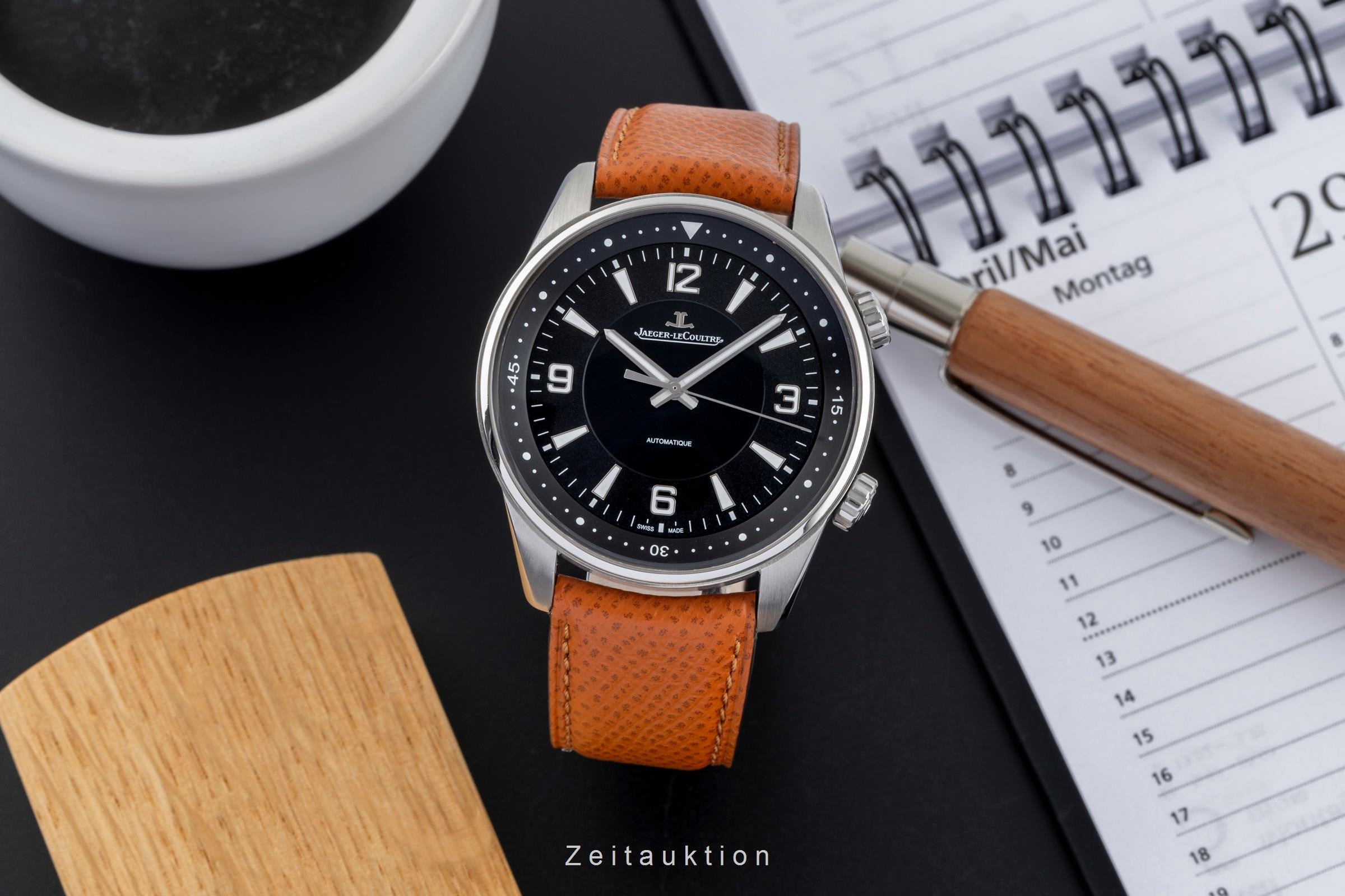 Jaeger LeCoultre Polaris acier automatique montre pour hommes Q9008471 , 841.8.37. S LP: 10800EUR  [2502628]